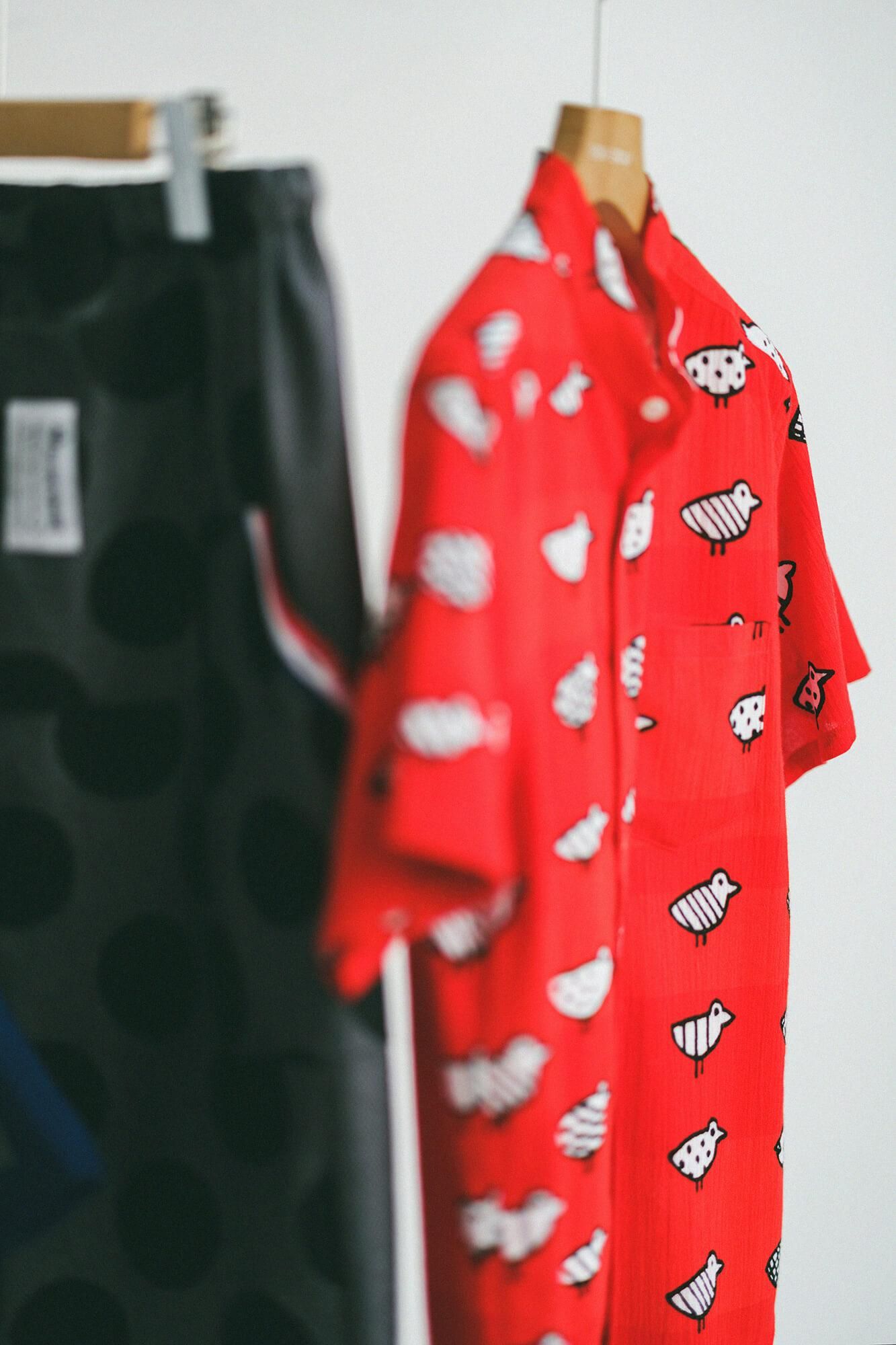 【官網限定】高島縮棉 20/20立領短袖襯衫/小碎步