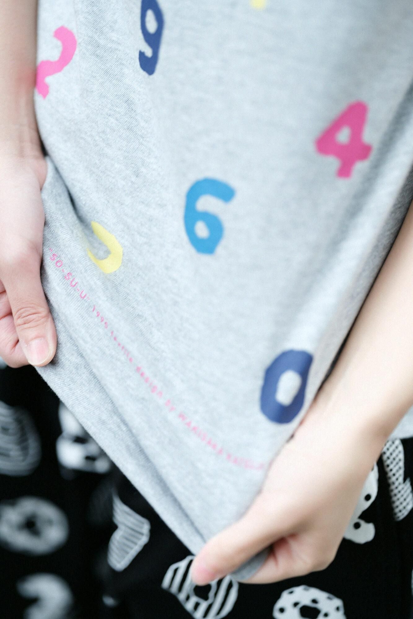 【官網限定】SO-SU-U十數四色短袖T-shirt【5.0】/混灰色