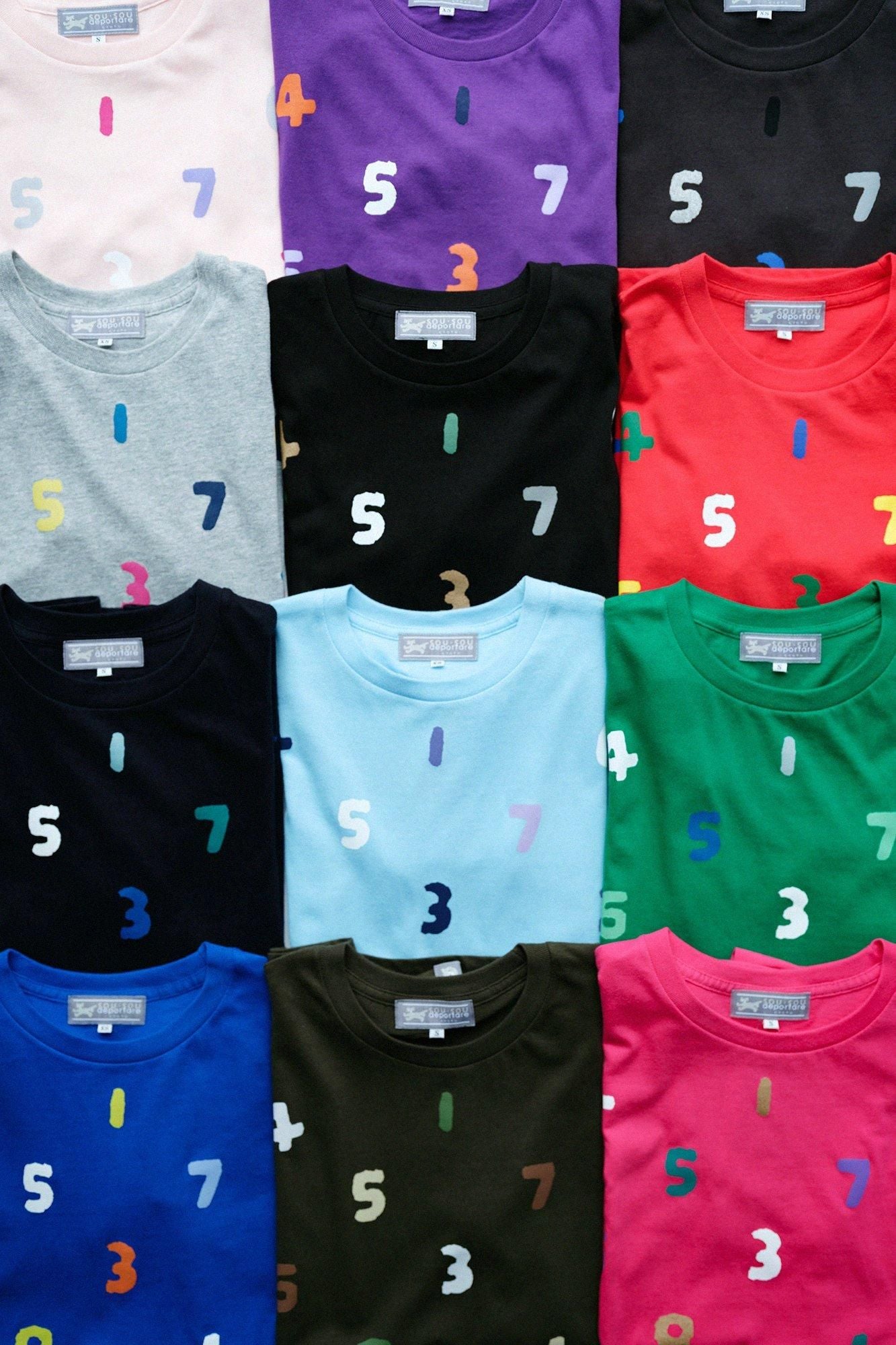 【官網限定】SO-SU-U十數四色短袖T-shirt【5.0】/混灰色