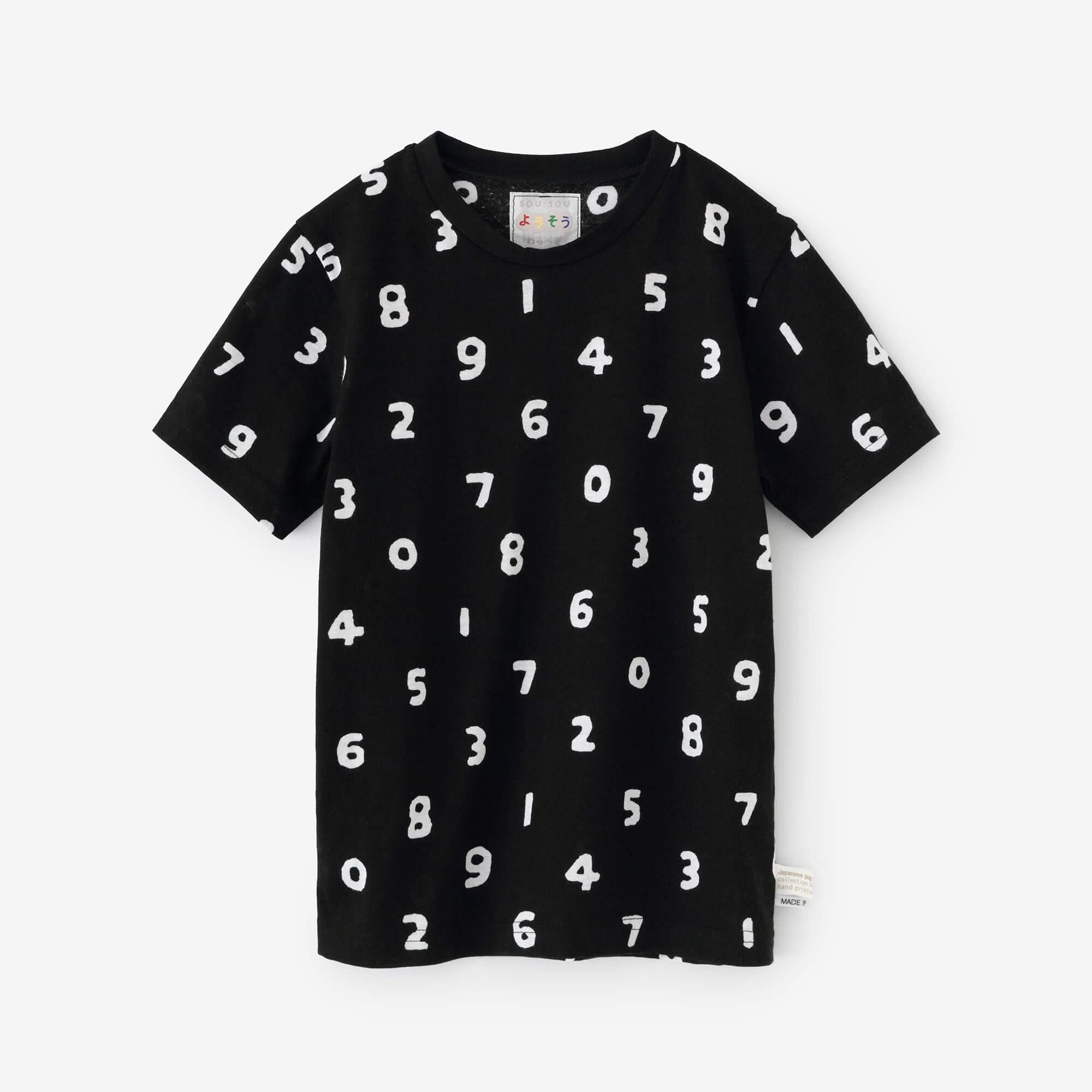 ●短袖T-shirt/SO-SU-U 十數 黑色