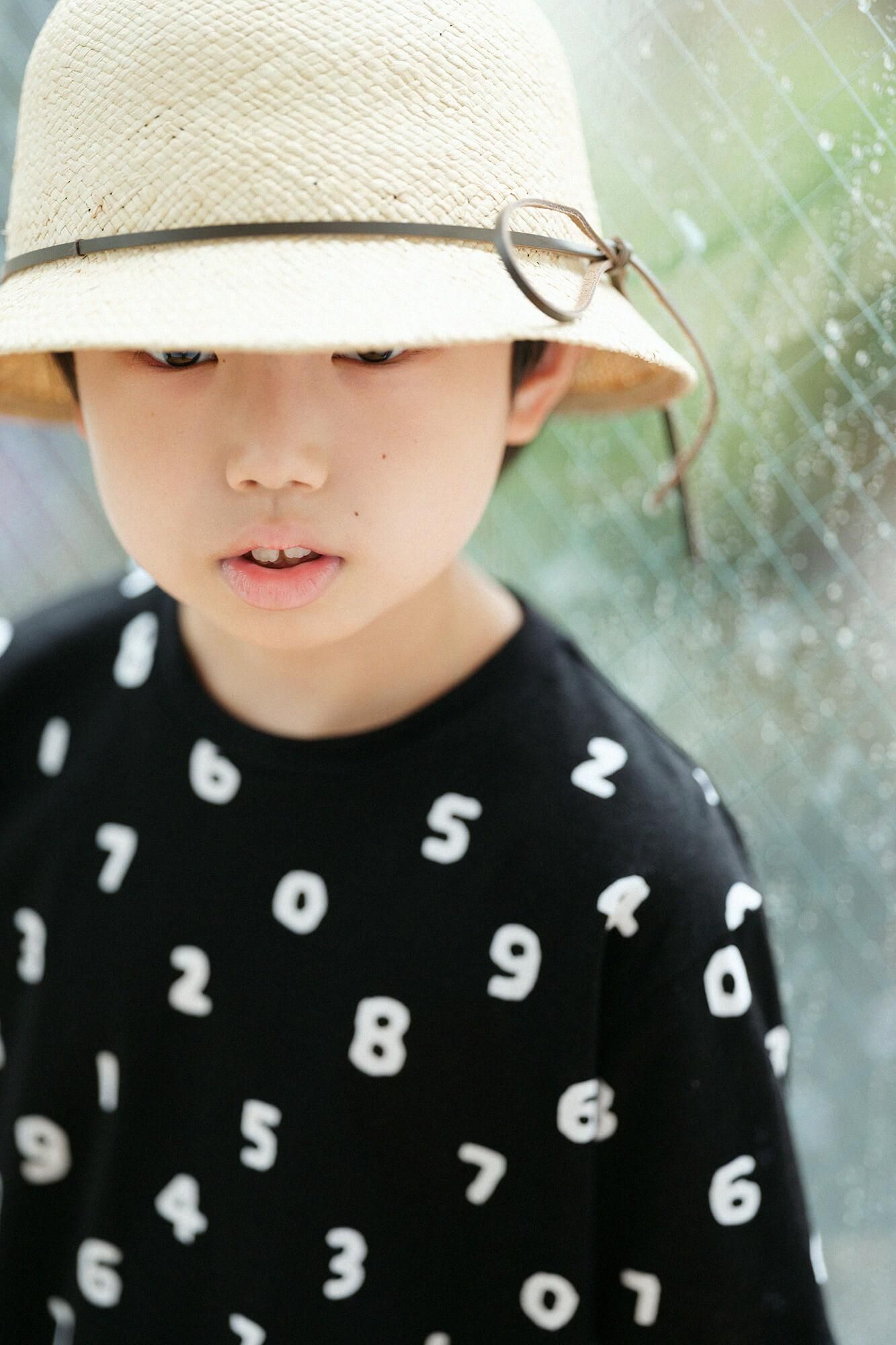 ●短袖T-shirt/SO-SU-U 十數 黑色