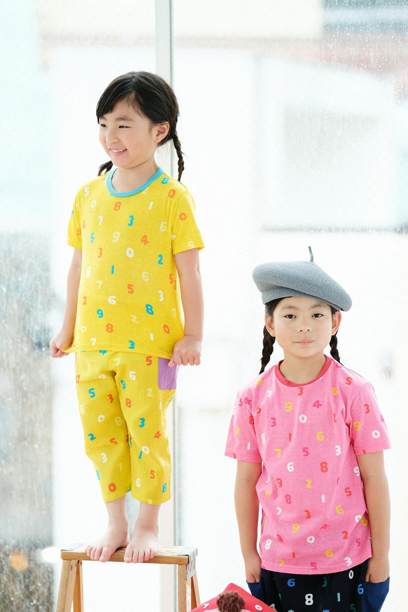 短袖T-shirt/SO-SU-U十數 四色 黃色