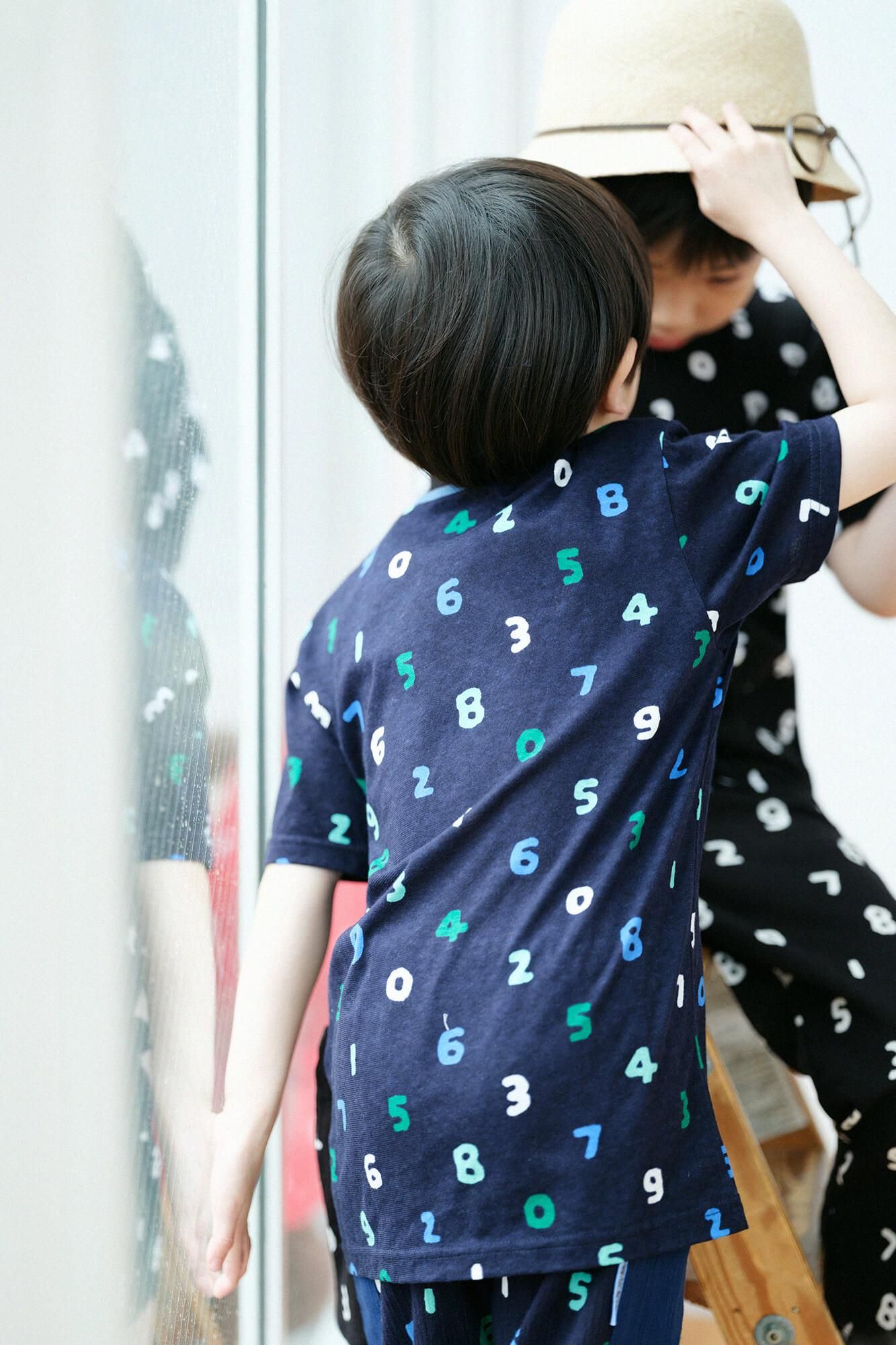 短袖T-shirt/SO-SU-U十數 四色 深藍色