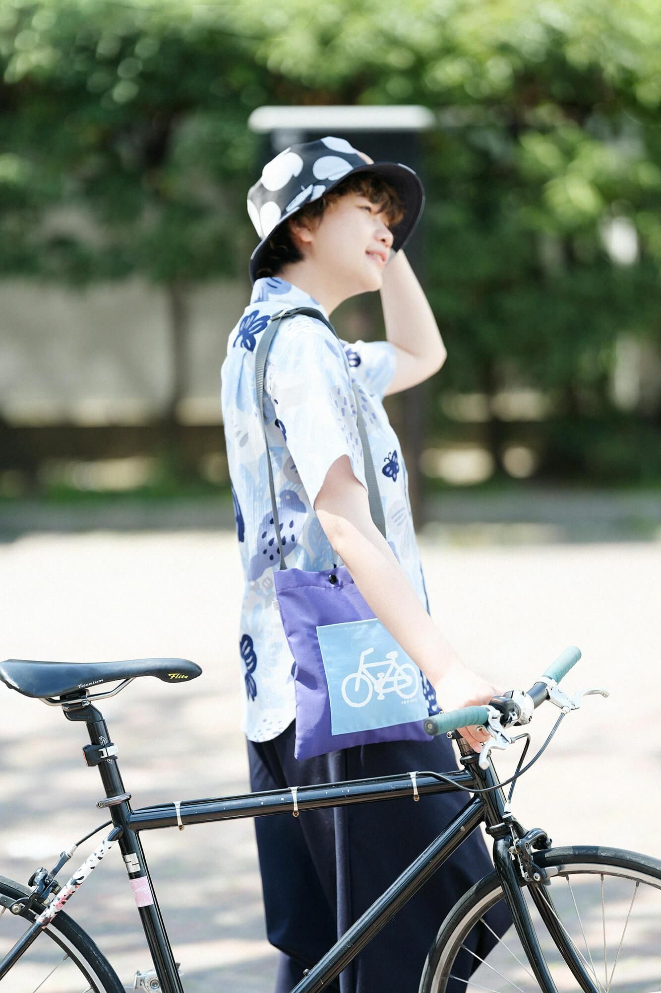 尼龙sacoche小型/Chylinko古代紫色(Kodai Murasaki)