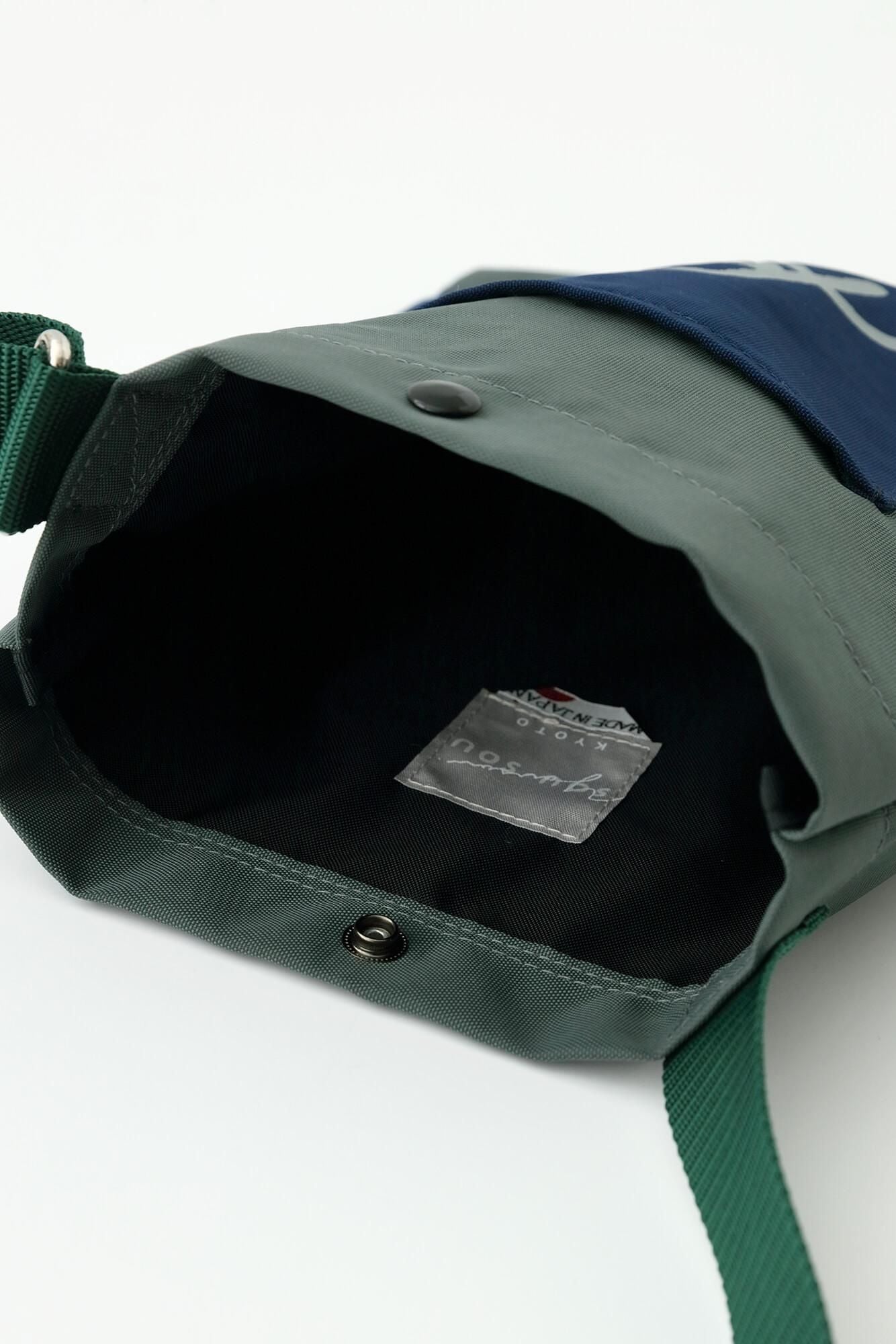 ナイロンサコッシュ 小/チャリンコ 鉛色(なまりいろ)