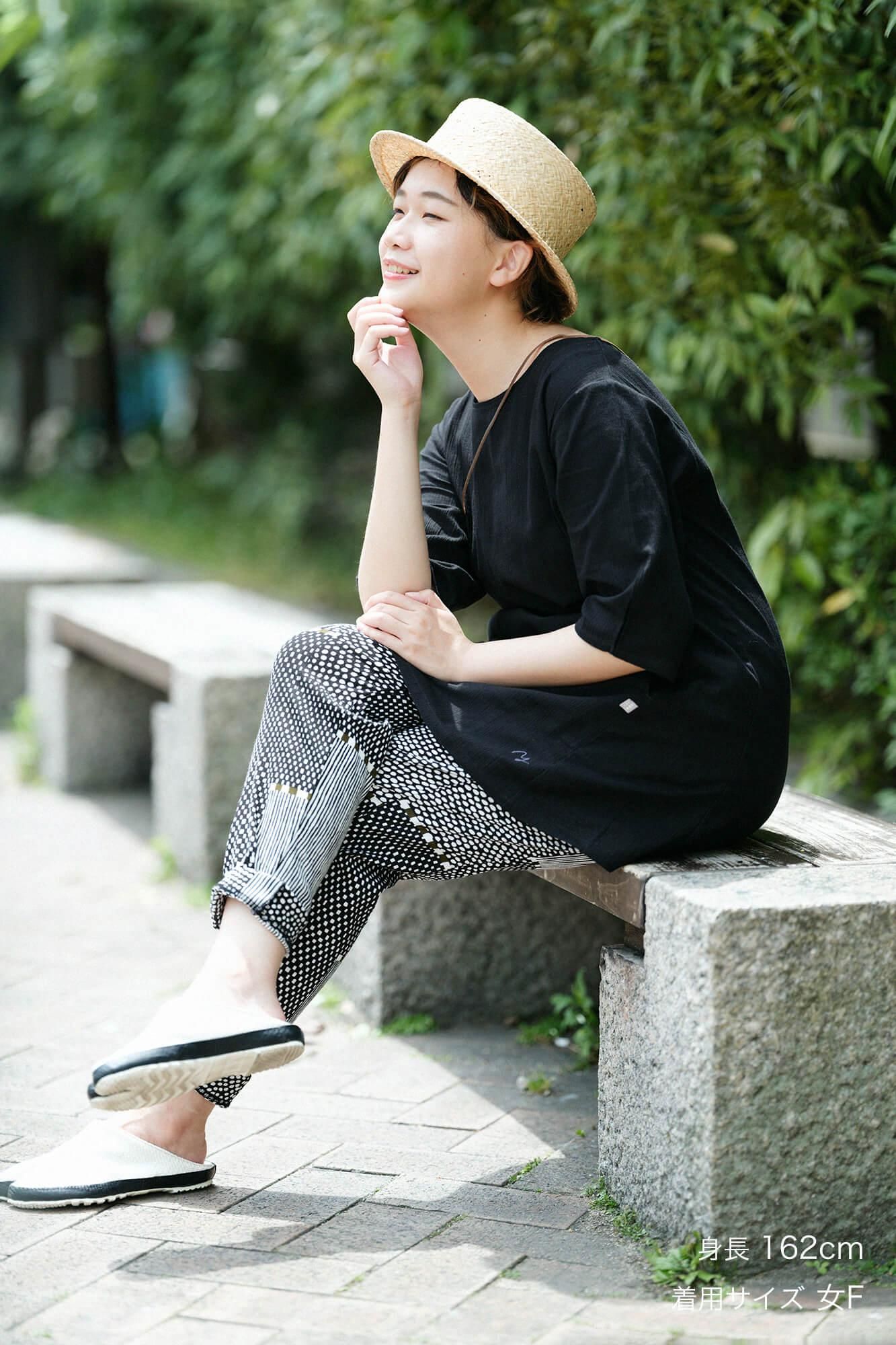 takashima chiku 40/40绑腿裤/立式大小(小)黑色墨水