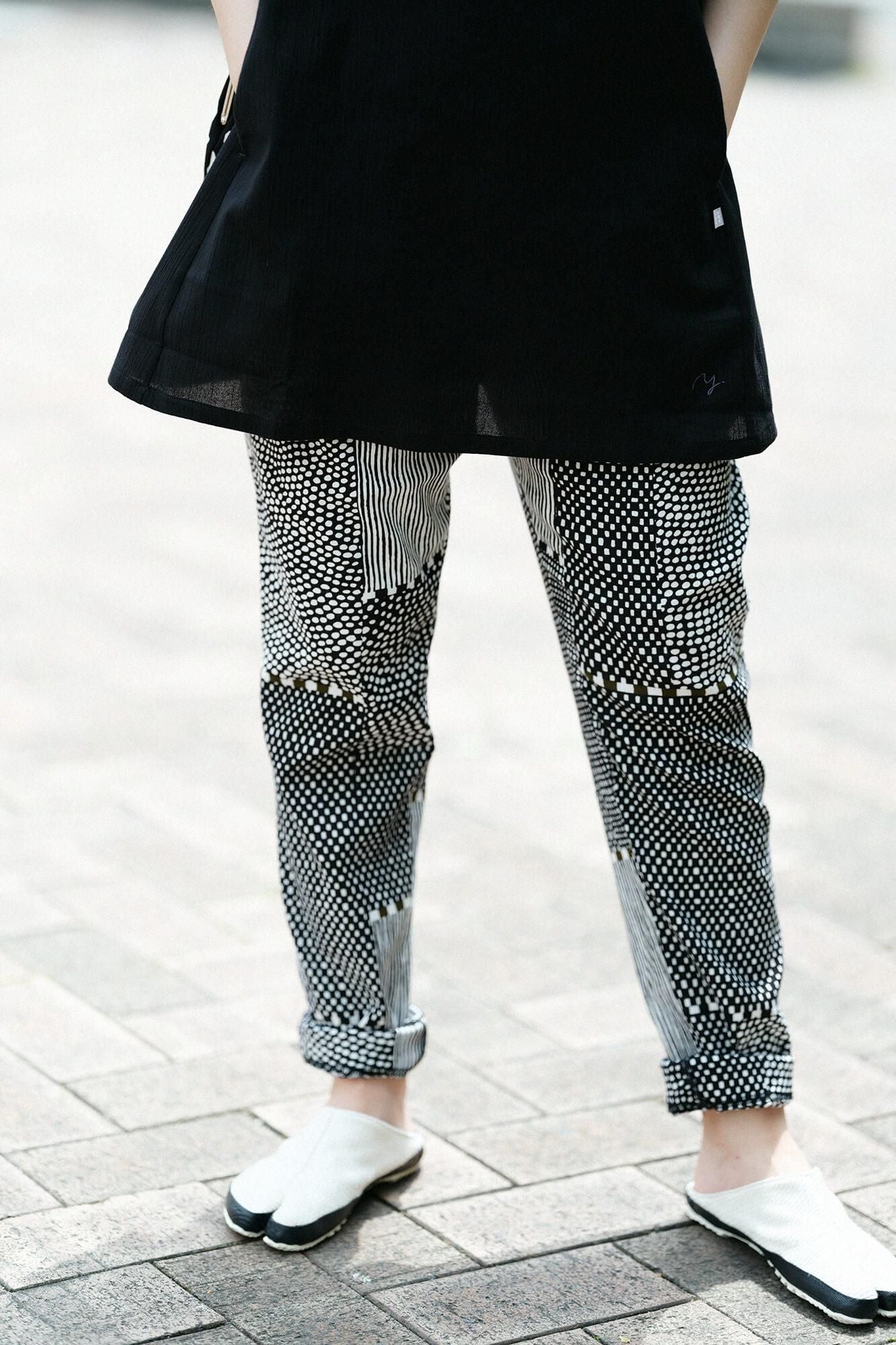 takashima chiku 40/40绑腿裤/立式大小(小)黑色墨水