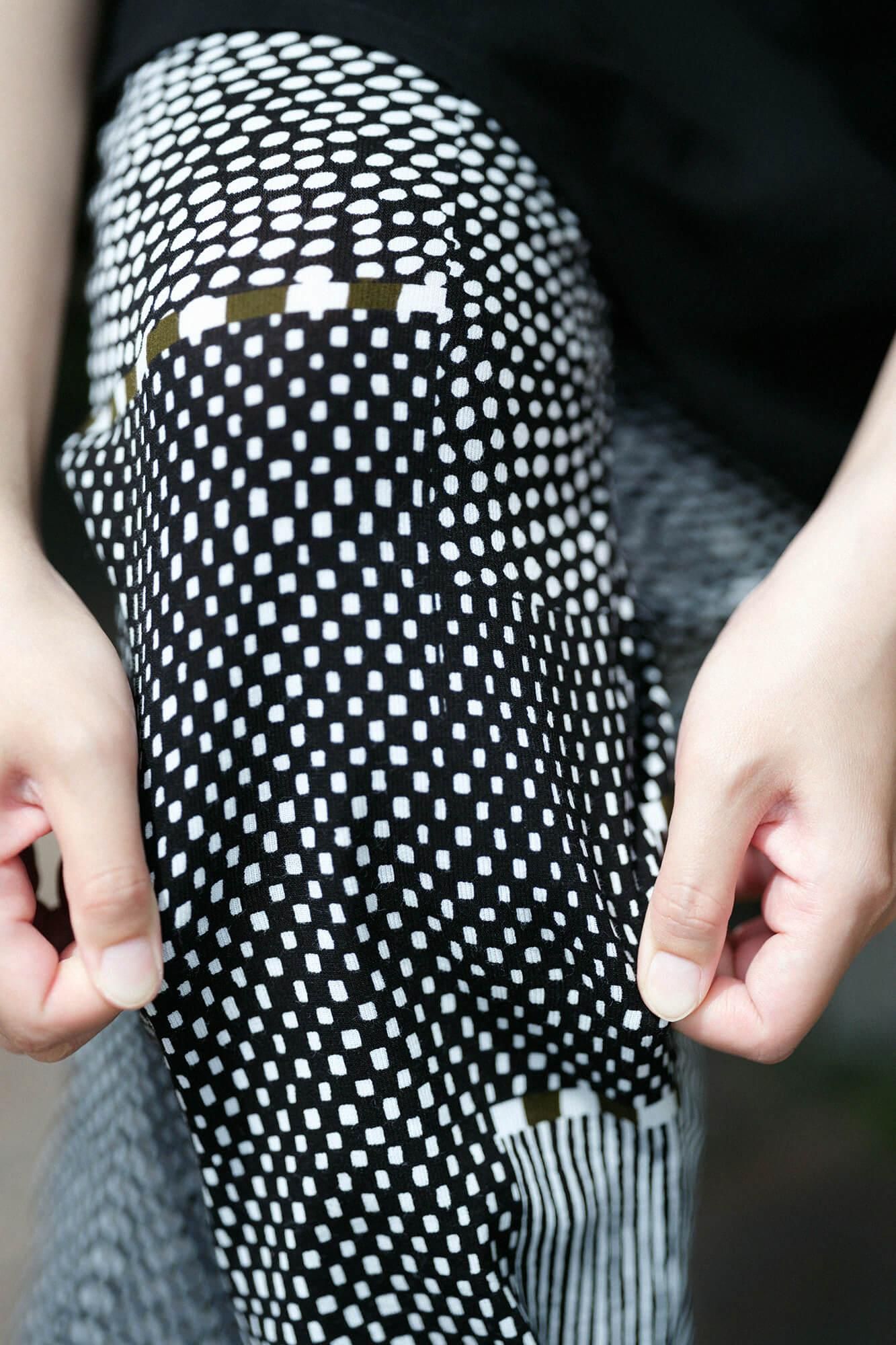 takashima chiku 40/40绑腿裤/立式大小(小)黑色墨水