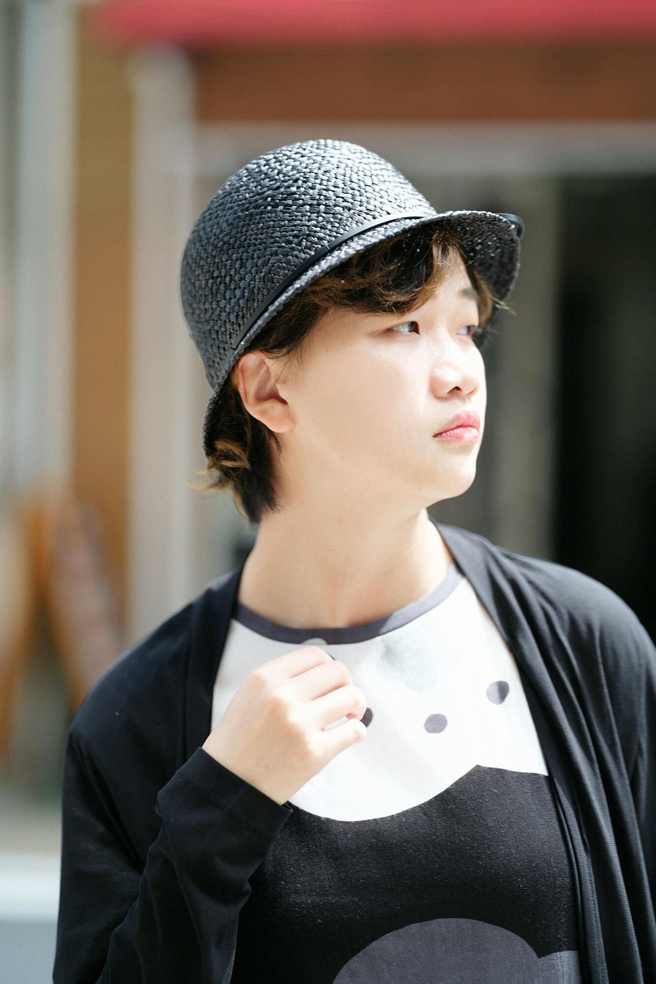 타카시마치지미 40/40 반팔T셔츠/호호에미 자정