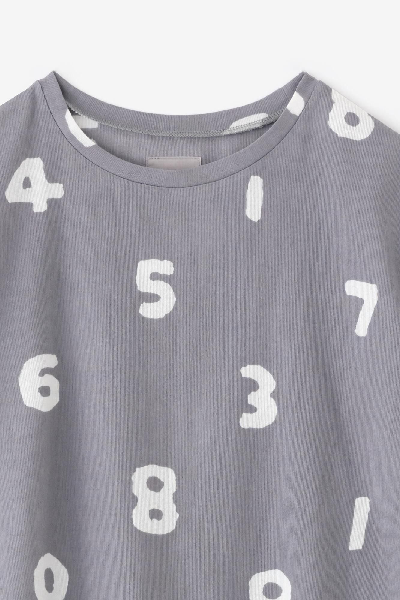 takashima chiku 40/40短袖T恤/so-su-u轻墨颜色(浅墨水)