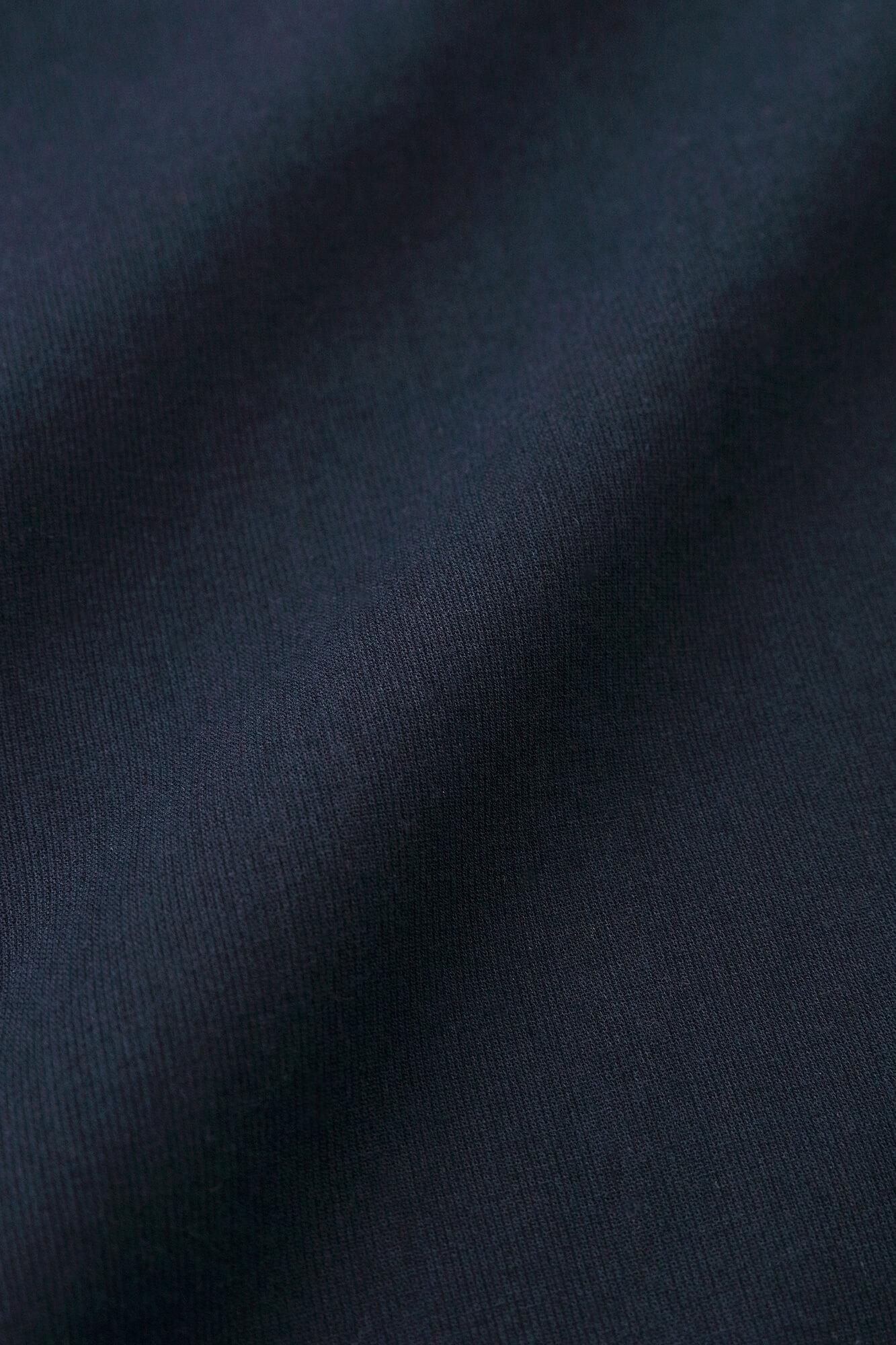 高島縮棉 40/40闊腿褲2.0/藍黑色