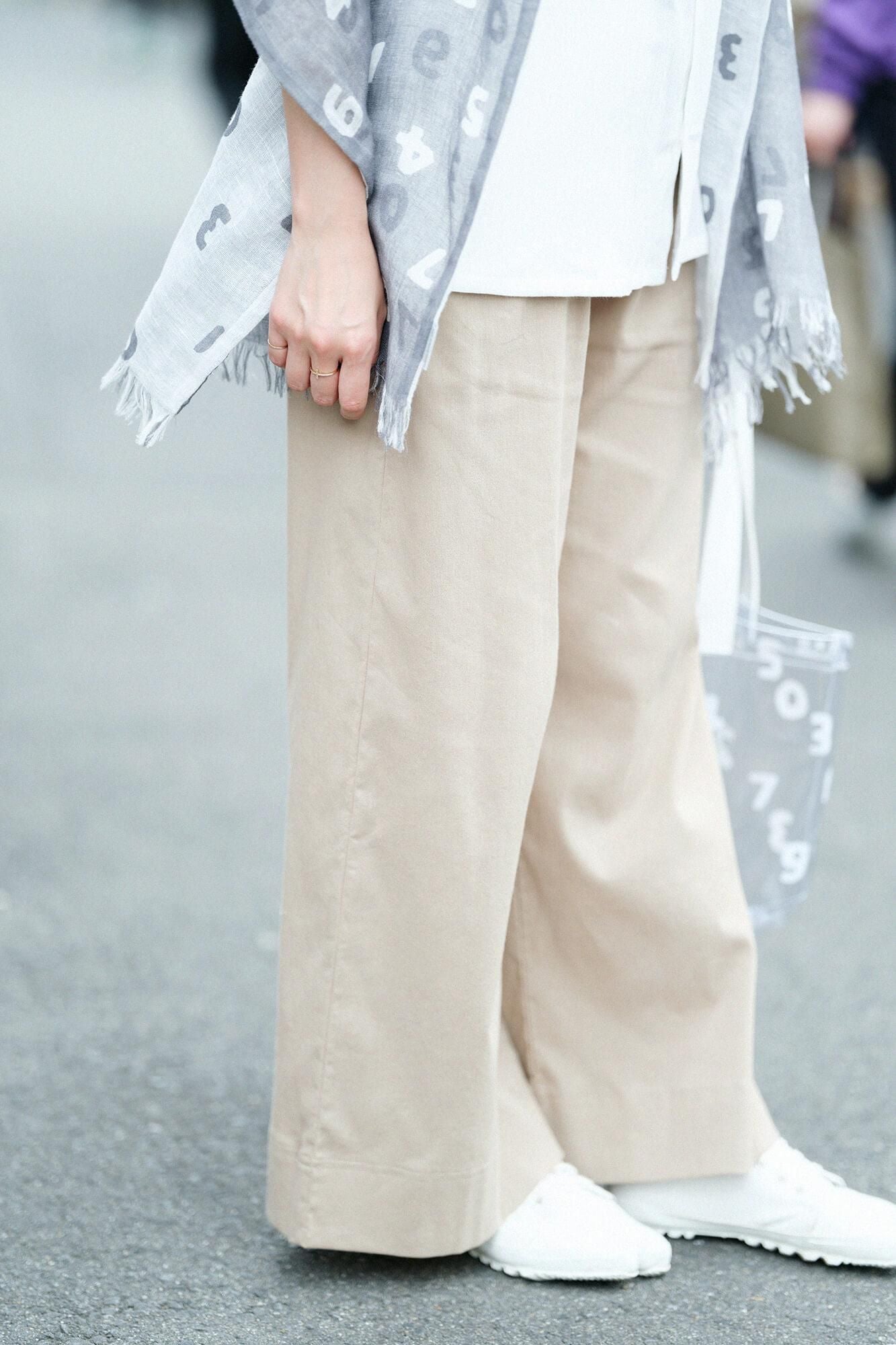 Takashima Jiji 40/40 pantalon large 2.0/chêne blanc