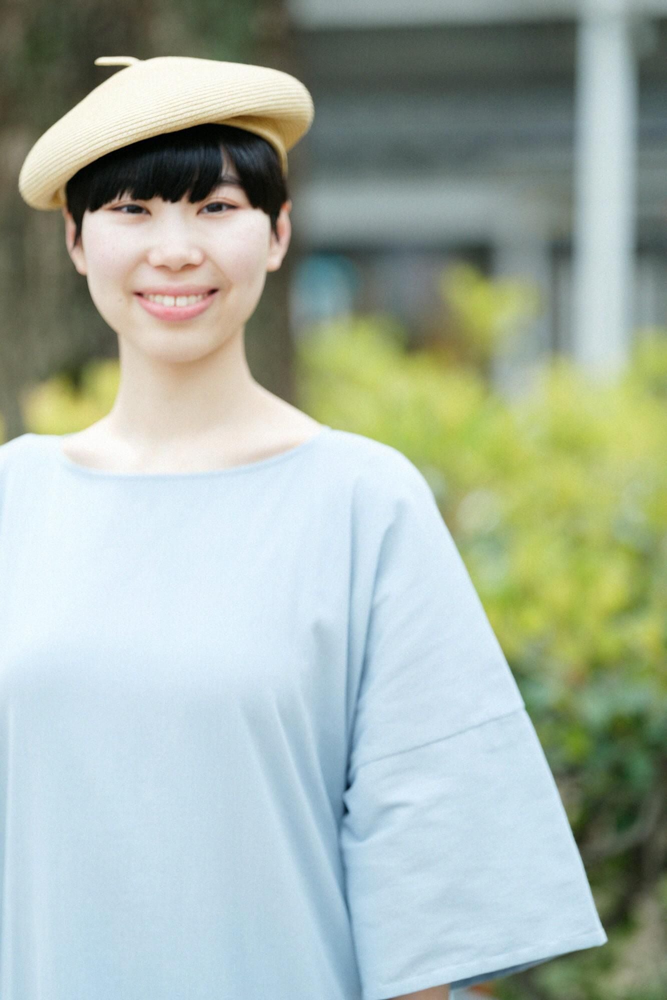 타카시마치지미 40/40 히라소데 보트넥 원피스/ Light Celadon (Ususeiji)