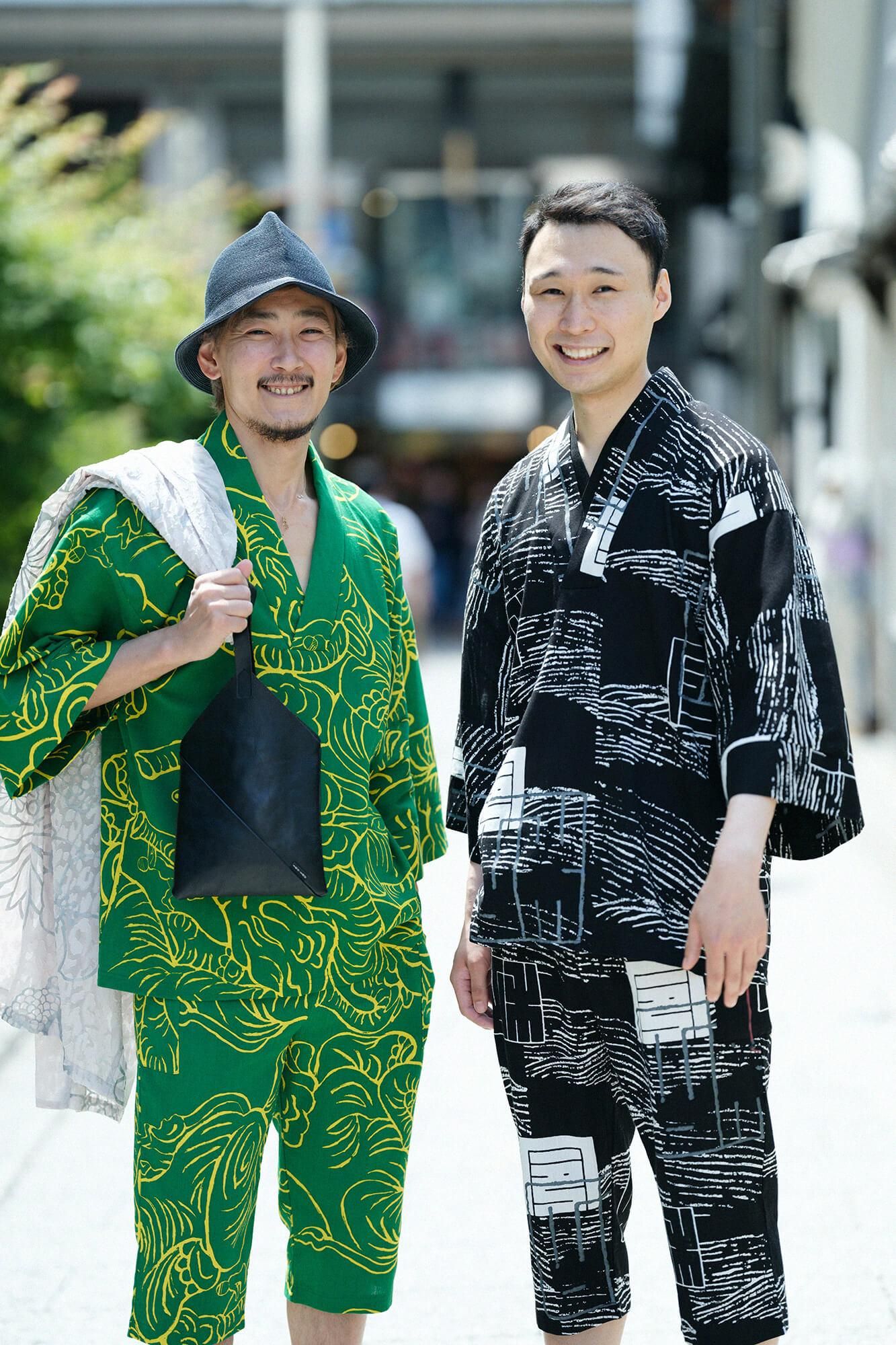 【net限定】高島縮 40/40 半衿風靡(はんえりふうび)/令和の波