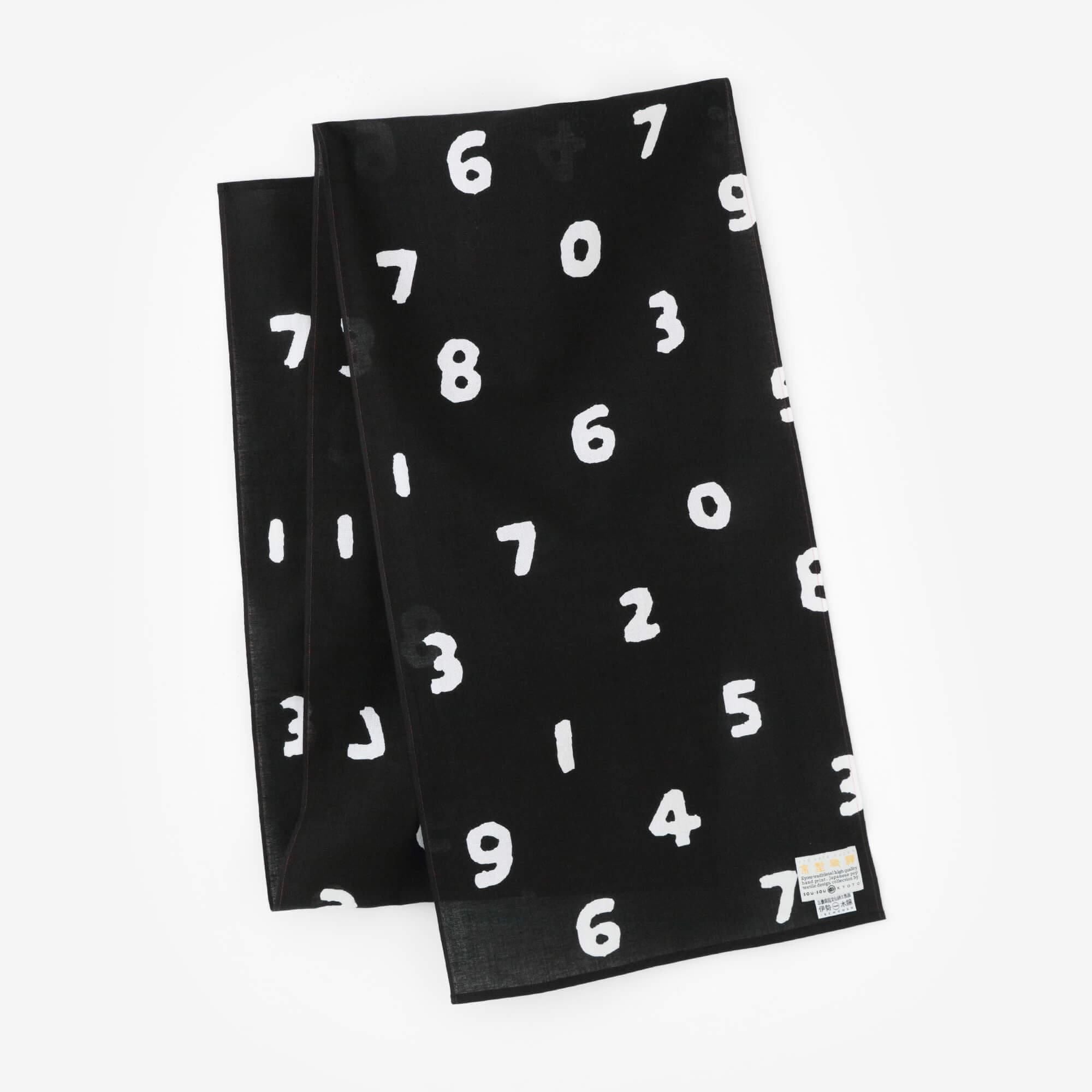 Isemomen Cotton Scarf / SO-SU-U Large Black 2