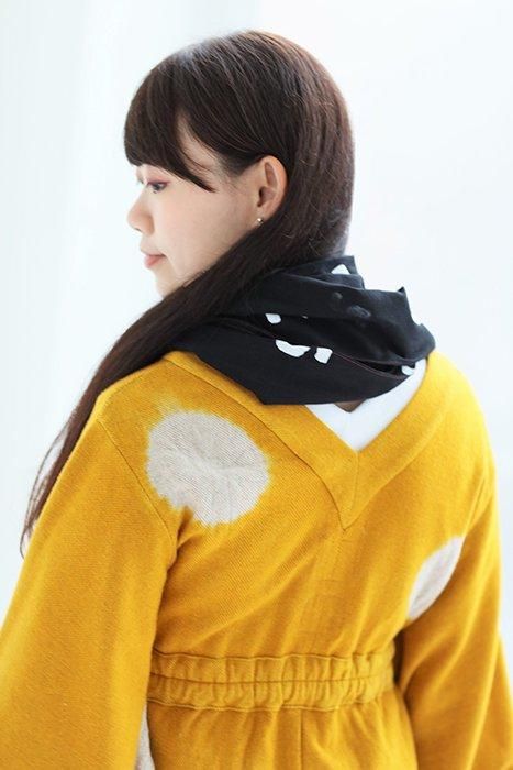 Isemomen Cotton Scarf / SO-SU-U Large Black 2