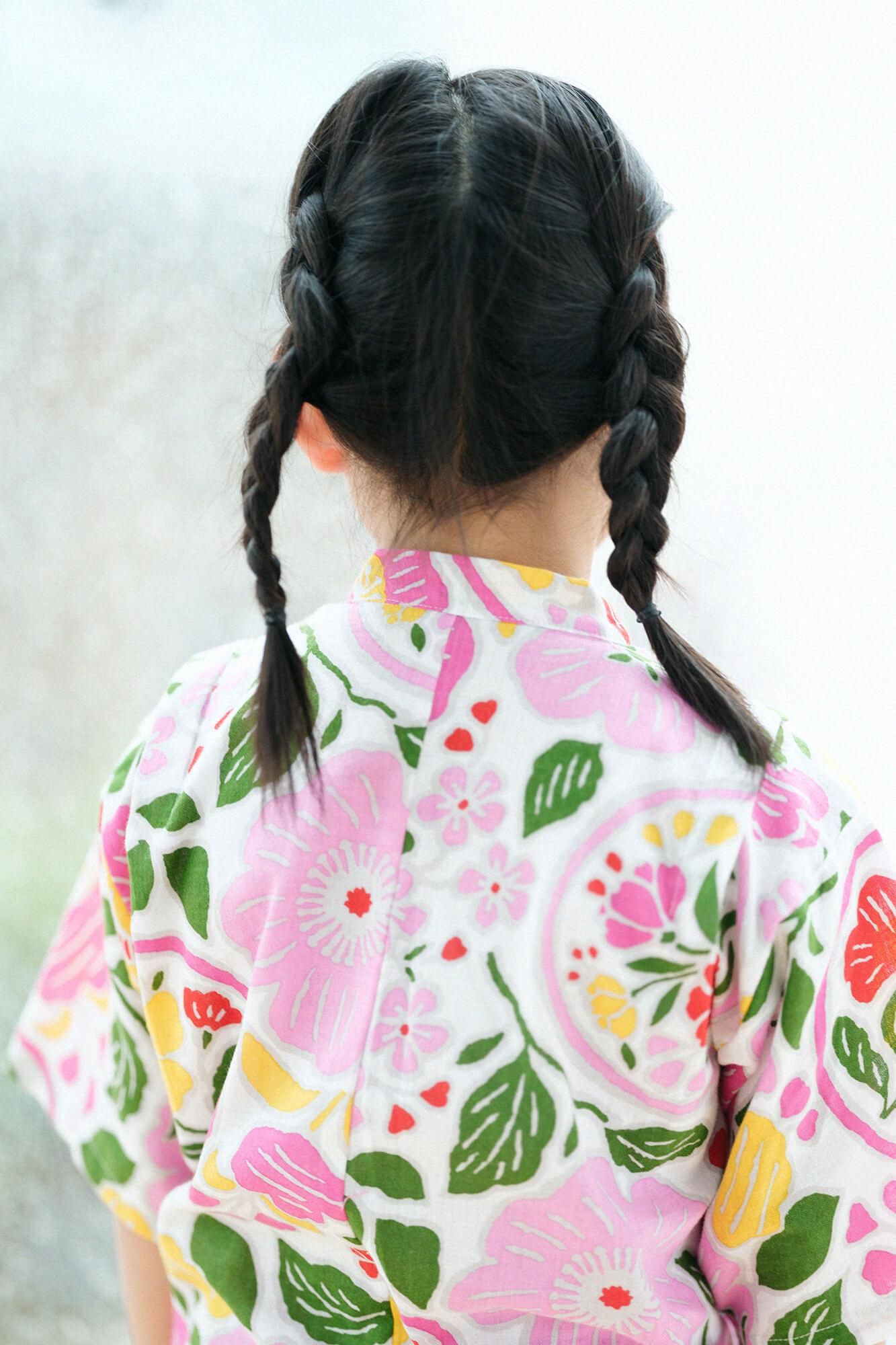 ●いせもめん こどもじんべい/ももやまざくら