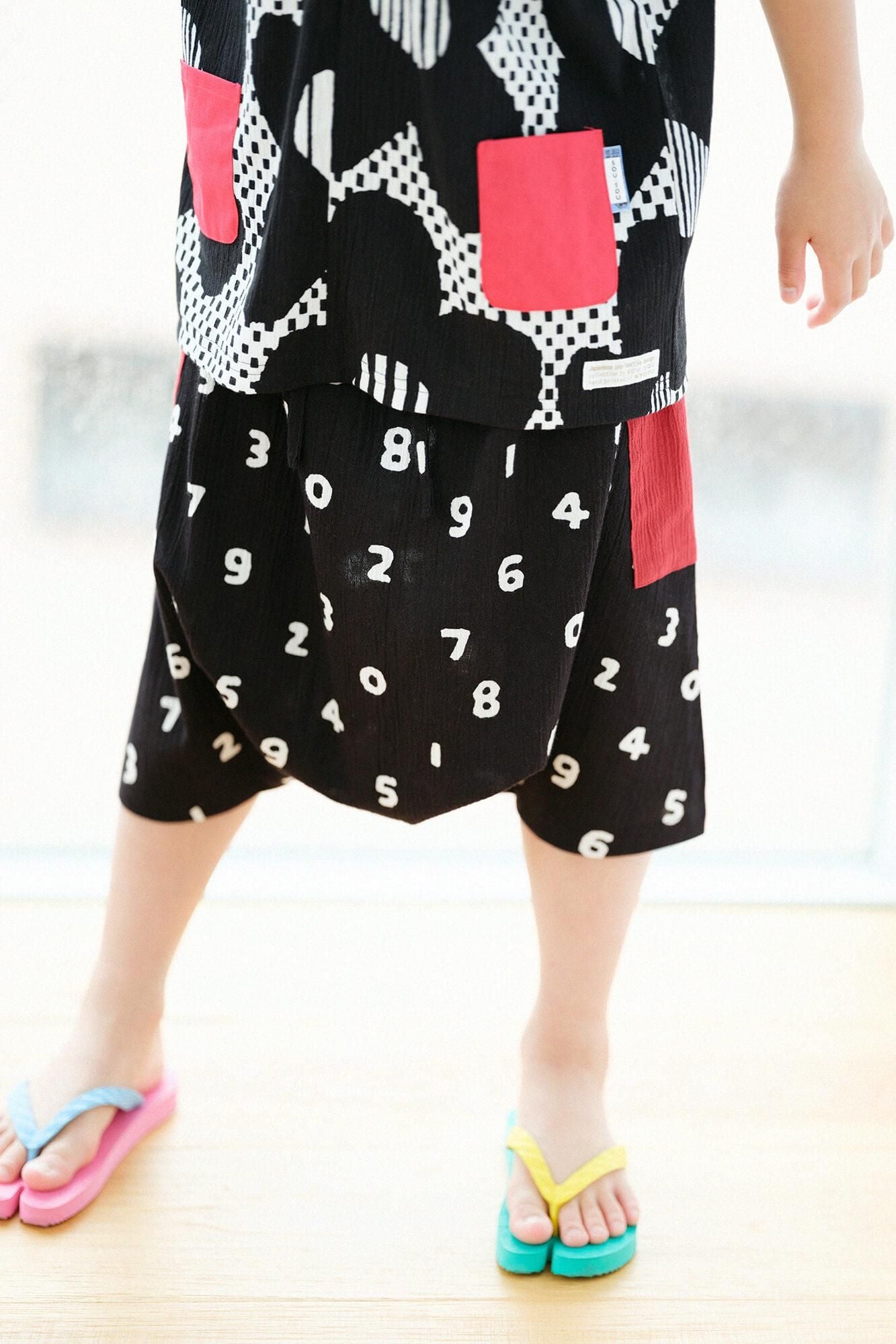 ●高島縮棉 20/20 大文字山飛鼠褲/SO-SU-U 十數 黑色