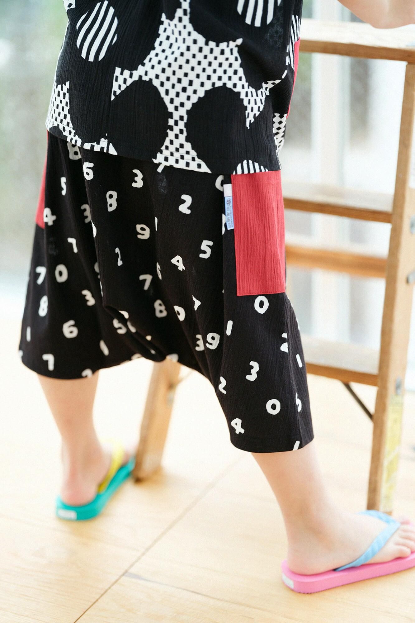 ●高島縮棉 20/20 大文字山飛鼠褲/SO-SU-U 十數 黑色