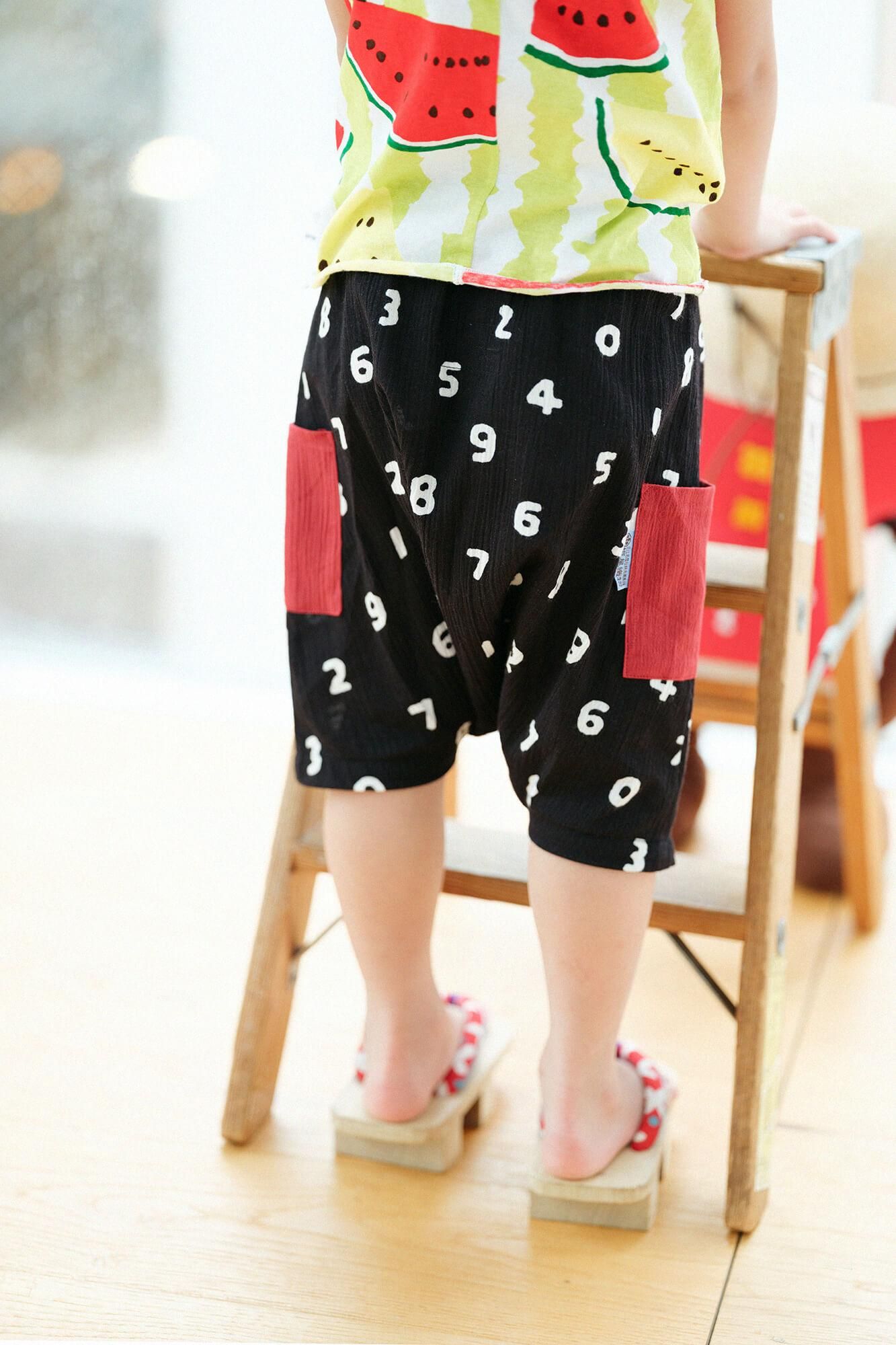 ●高島縮棉 20/20 大文字山飛鼠褲/SO-SU-U 十數 黑色