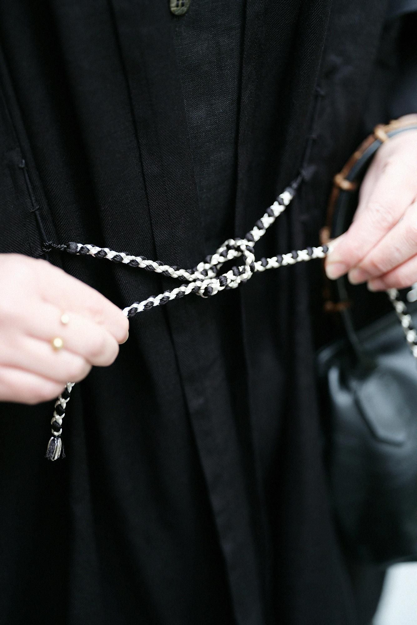 亚麻,伸展牛仔布,莫吉里袖子,短衣服,单(hithoe)/湿羽毛(螺母)