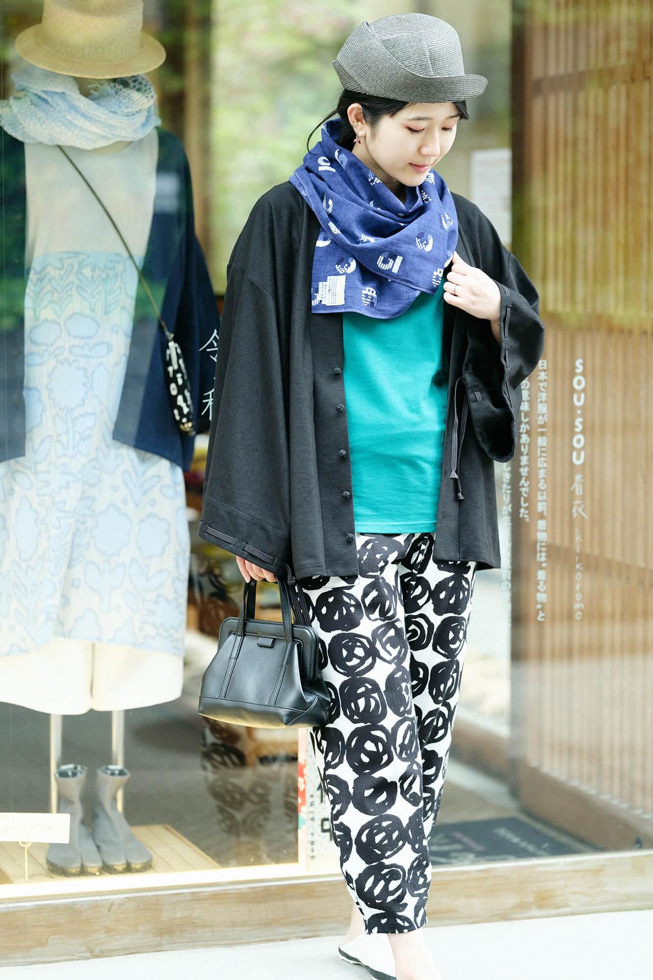 SOU・SOU 20th anniv. Isemomen Cotton Short Scarf / SO-SU-U in Special Day