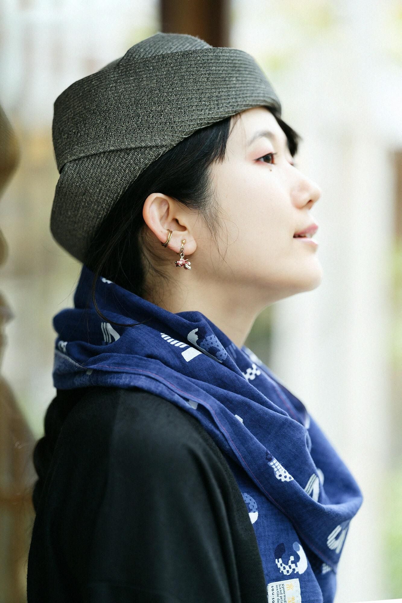 SOU・SOU 20th anniv. Isemomen Cotton Short Scarf / SO-SU-U in Special Day