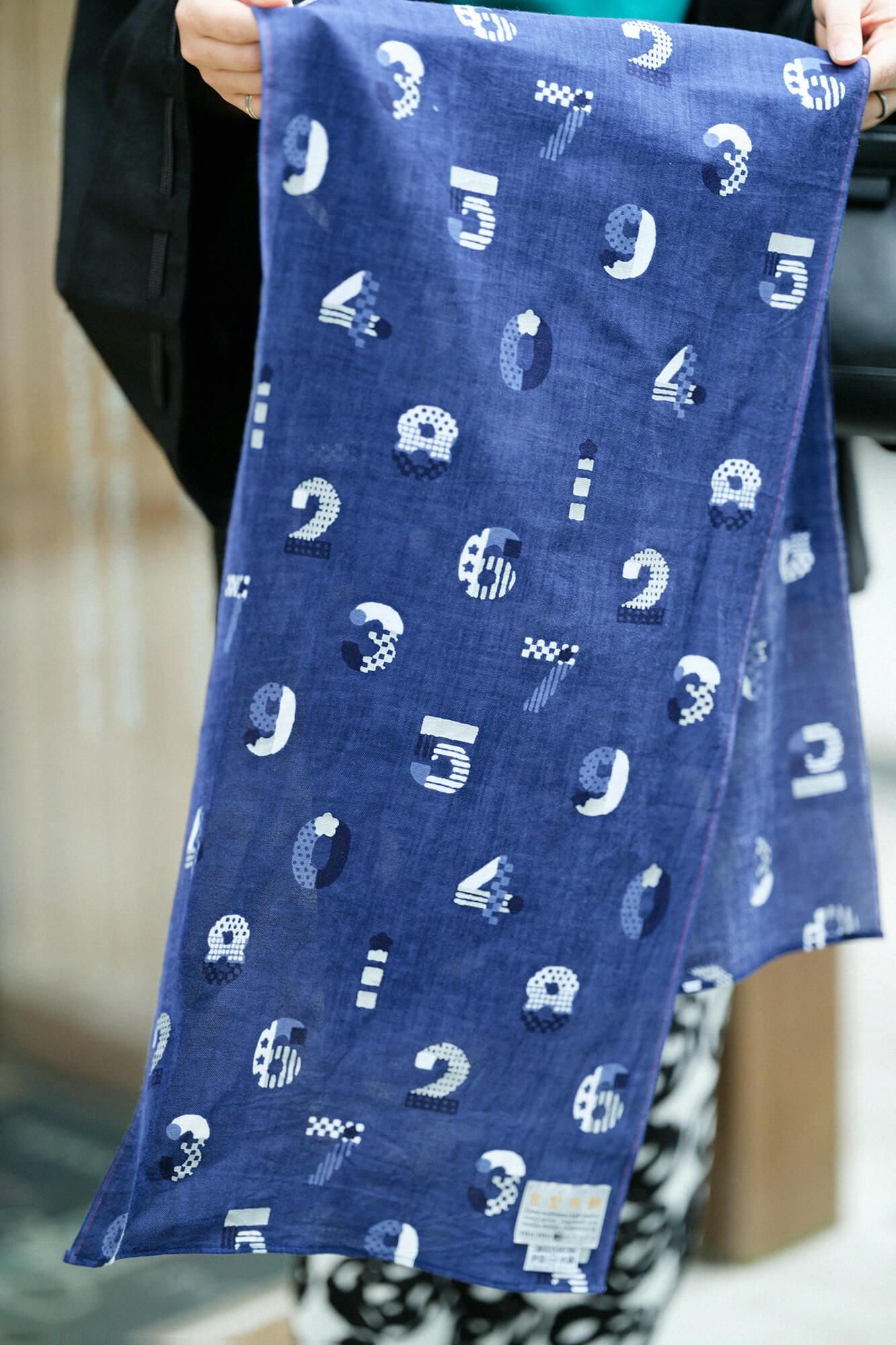 SOU・SOU 20th anniv. Isemomen Cotton Short Scarf / SO-SU-U in Special Day