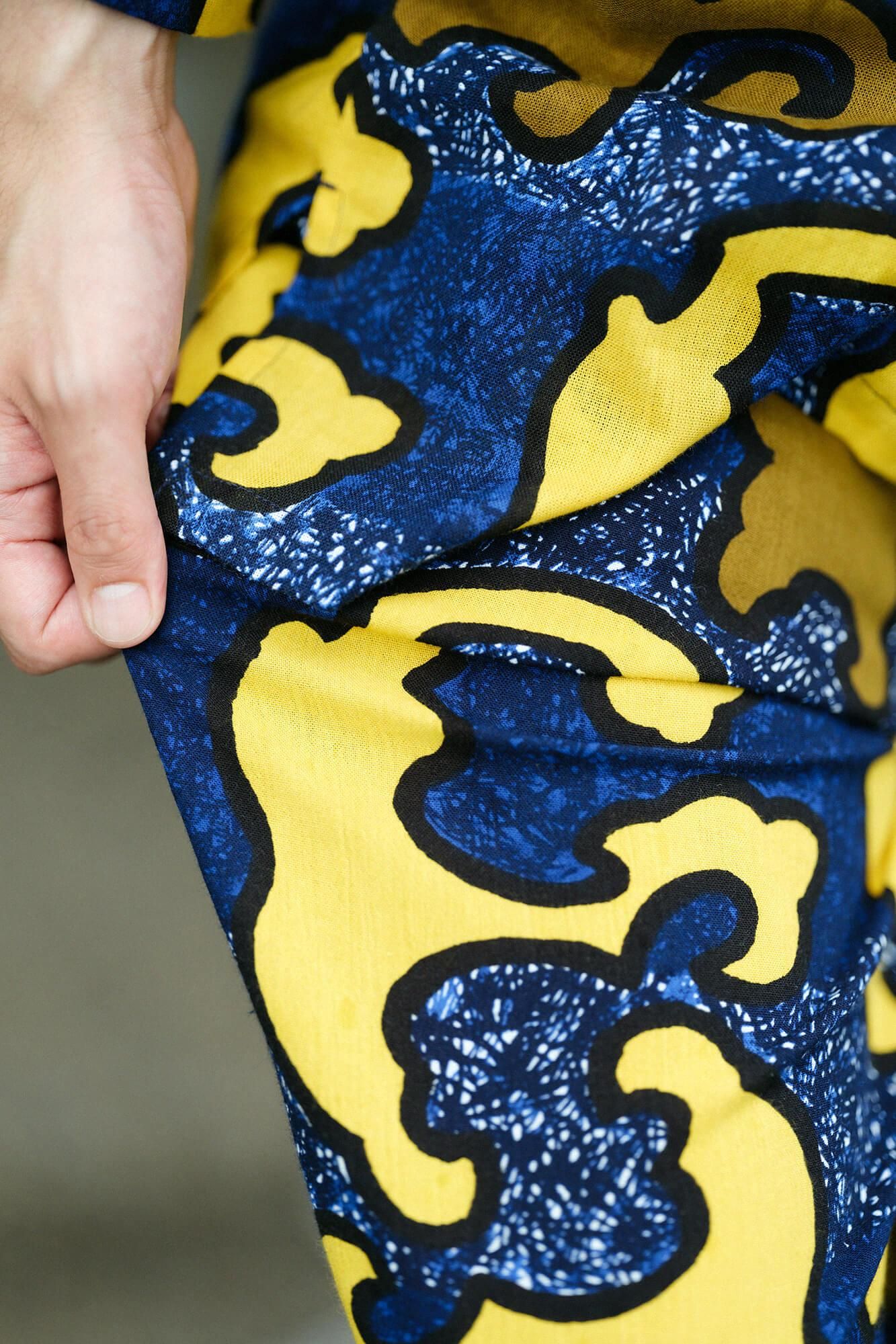 Chizimi Cotton 20/20 Skinny Pants / Raging Billows