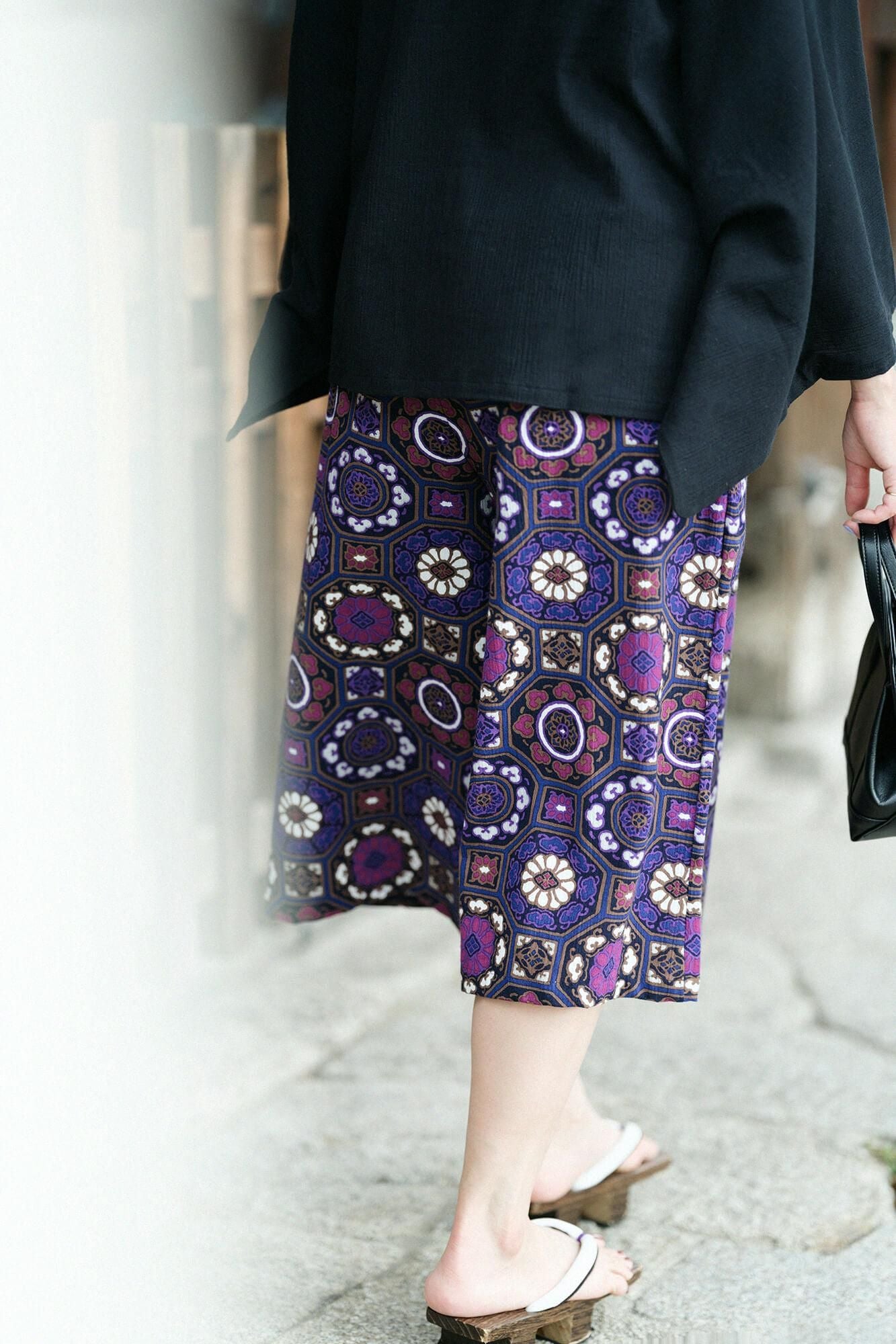 【Online】Chizimi Cotton 20/20 Wide-legged Pants Short Length/Gorgeous