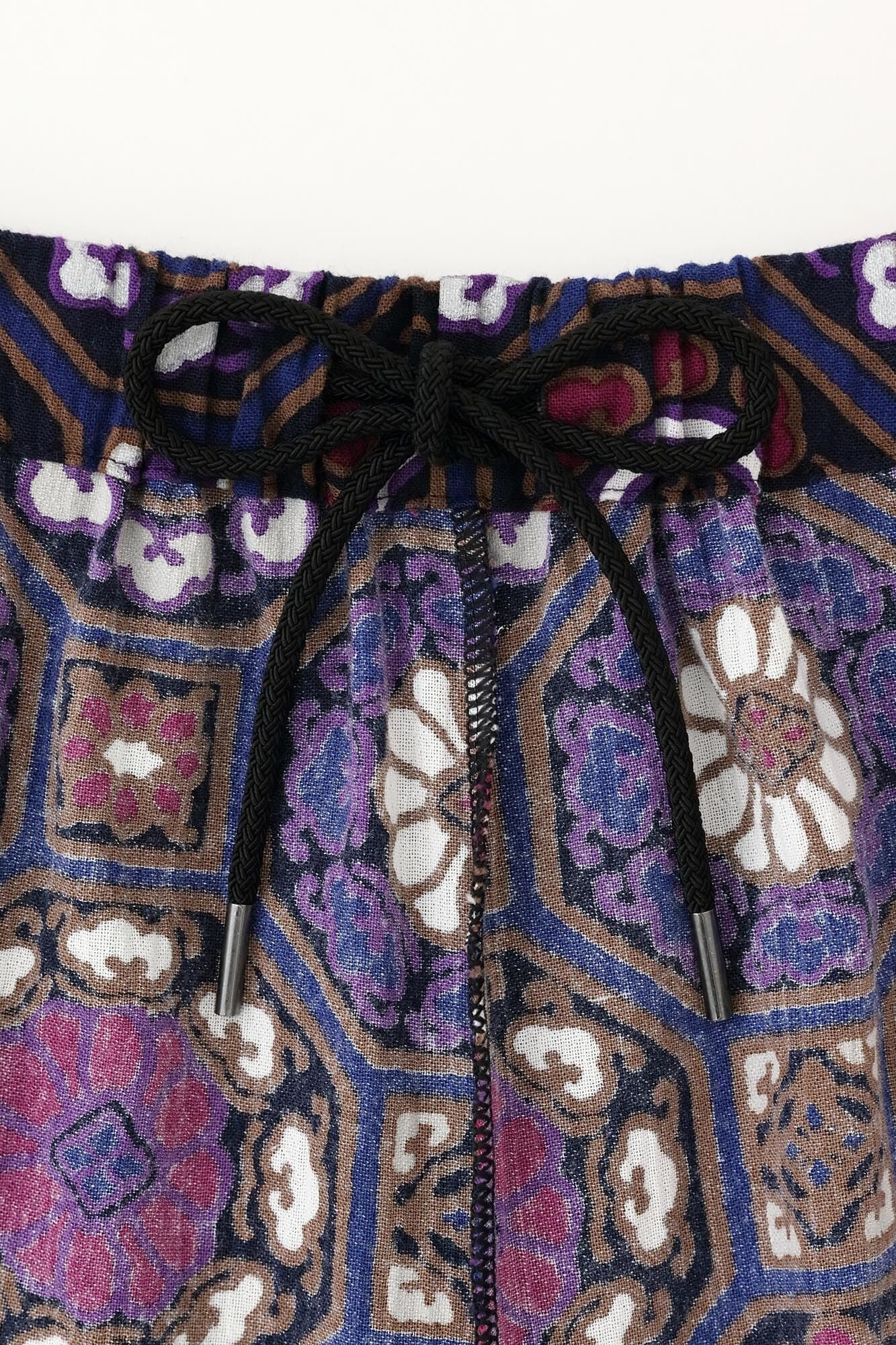 【Online】Chizimi Cotton 20/20 Wide-legged Pants Short Length/Gorgeous