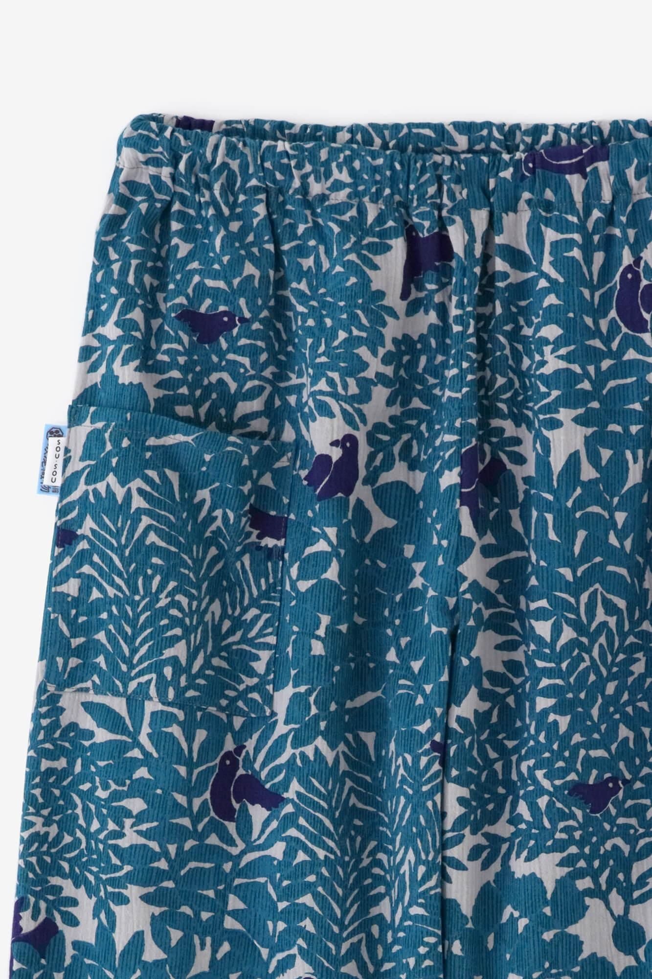 高島縮棉 20/20工人褲/鳥聲