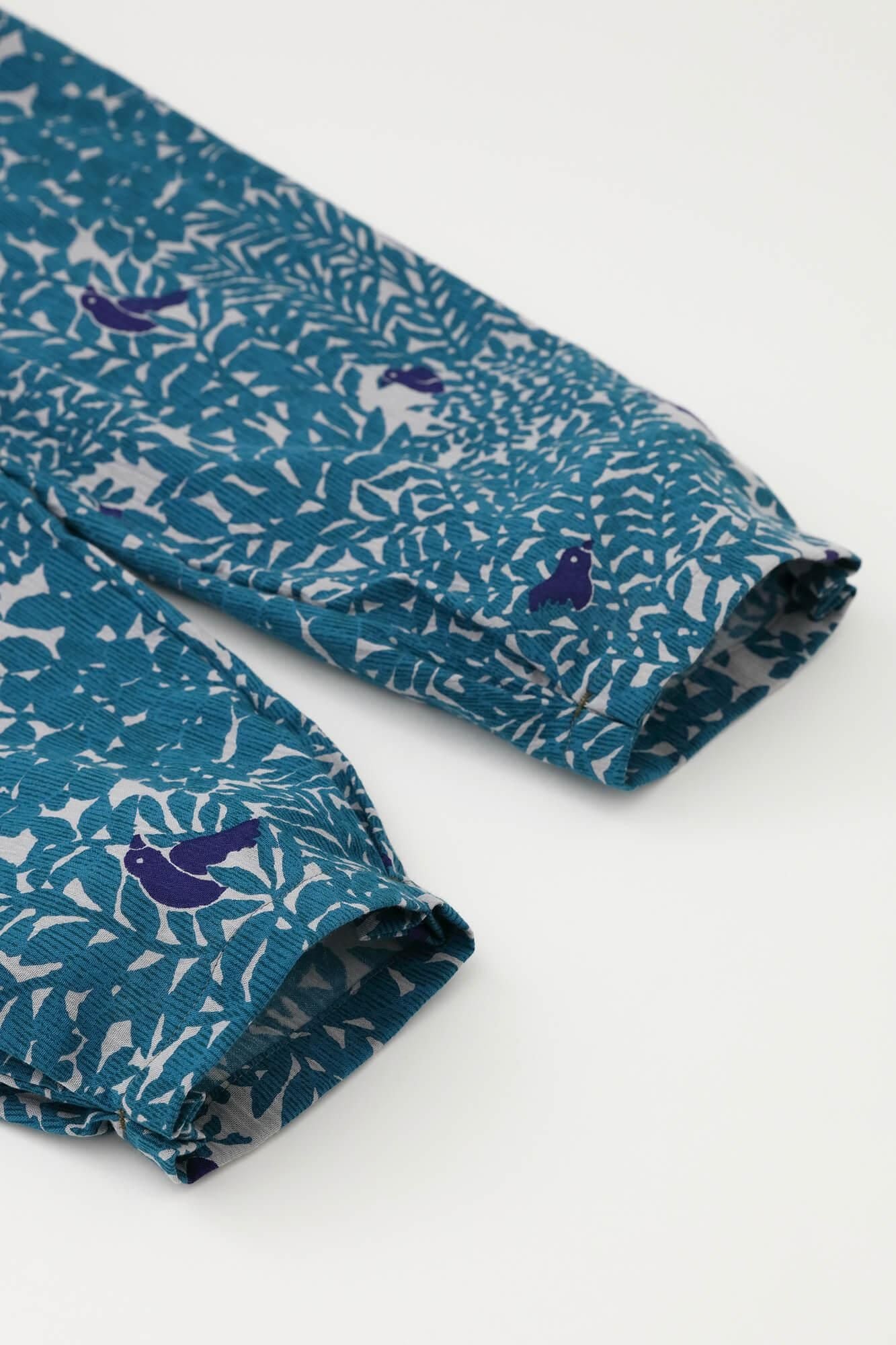 高島縮棉 20/20工人褲/鳥聲