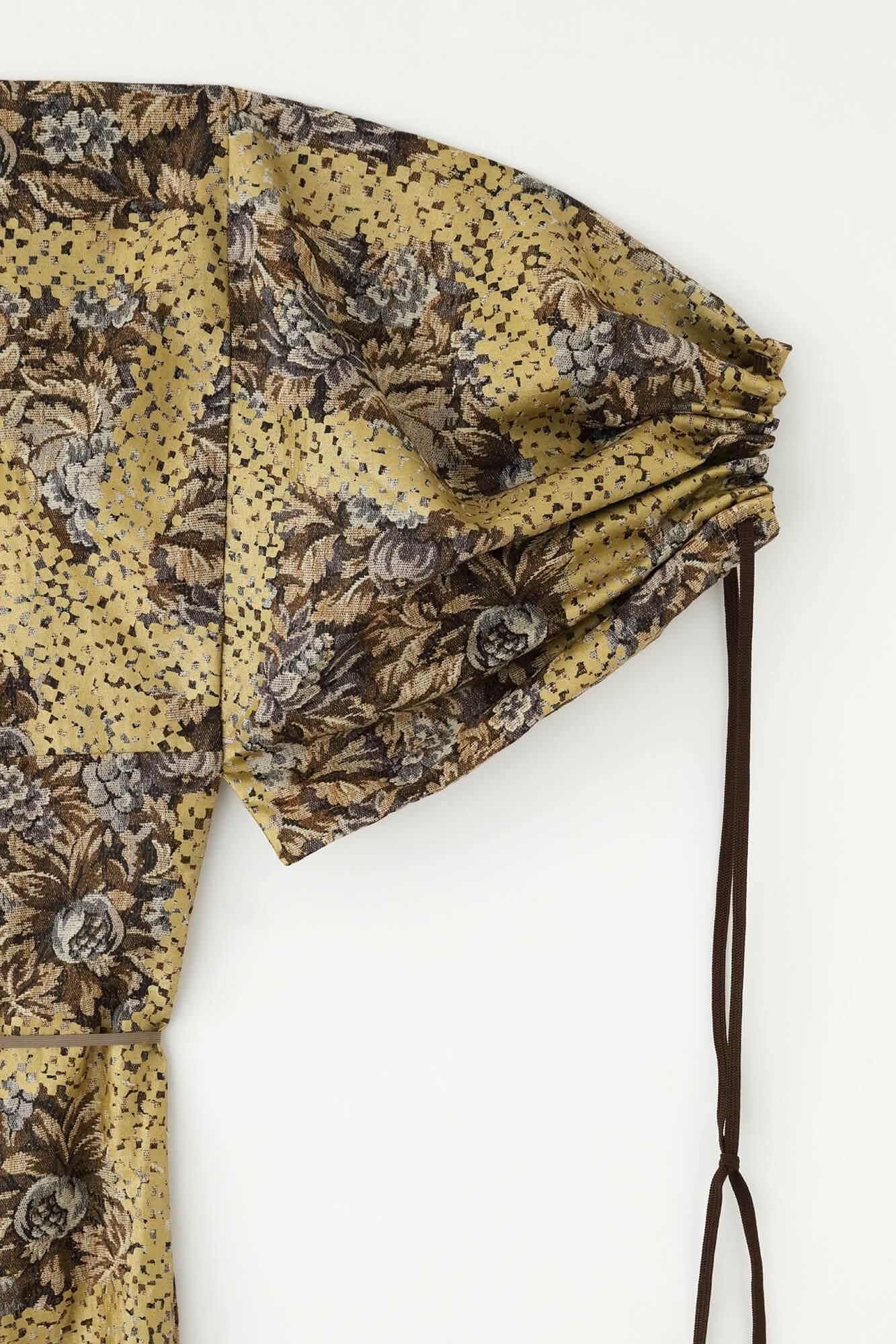 麻 帷子簡易和服/唐花之五花大綁