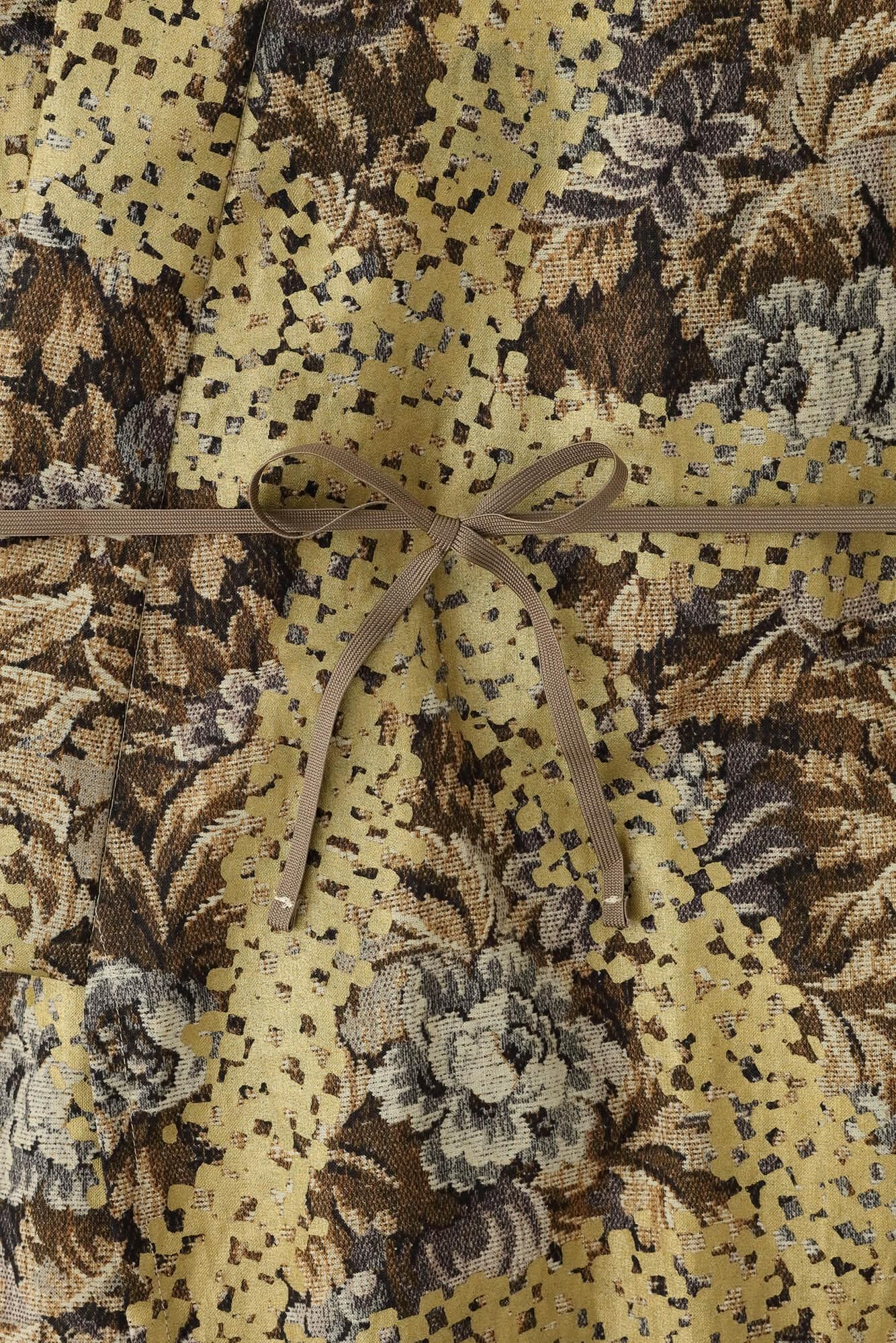 麻 帷子簡易和服/唐花之五花大綁