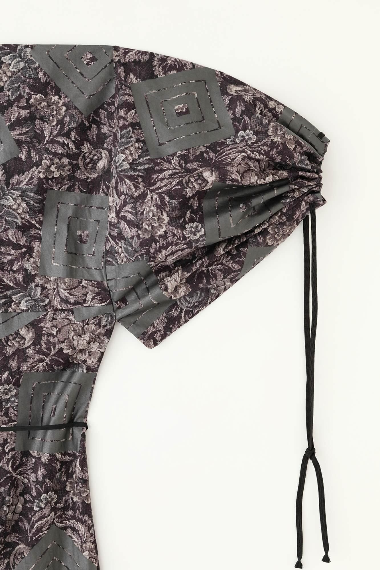 麻 帷子簡易和服(katabira)/唐花和山十八番