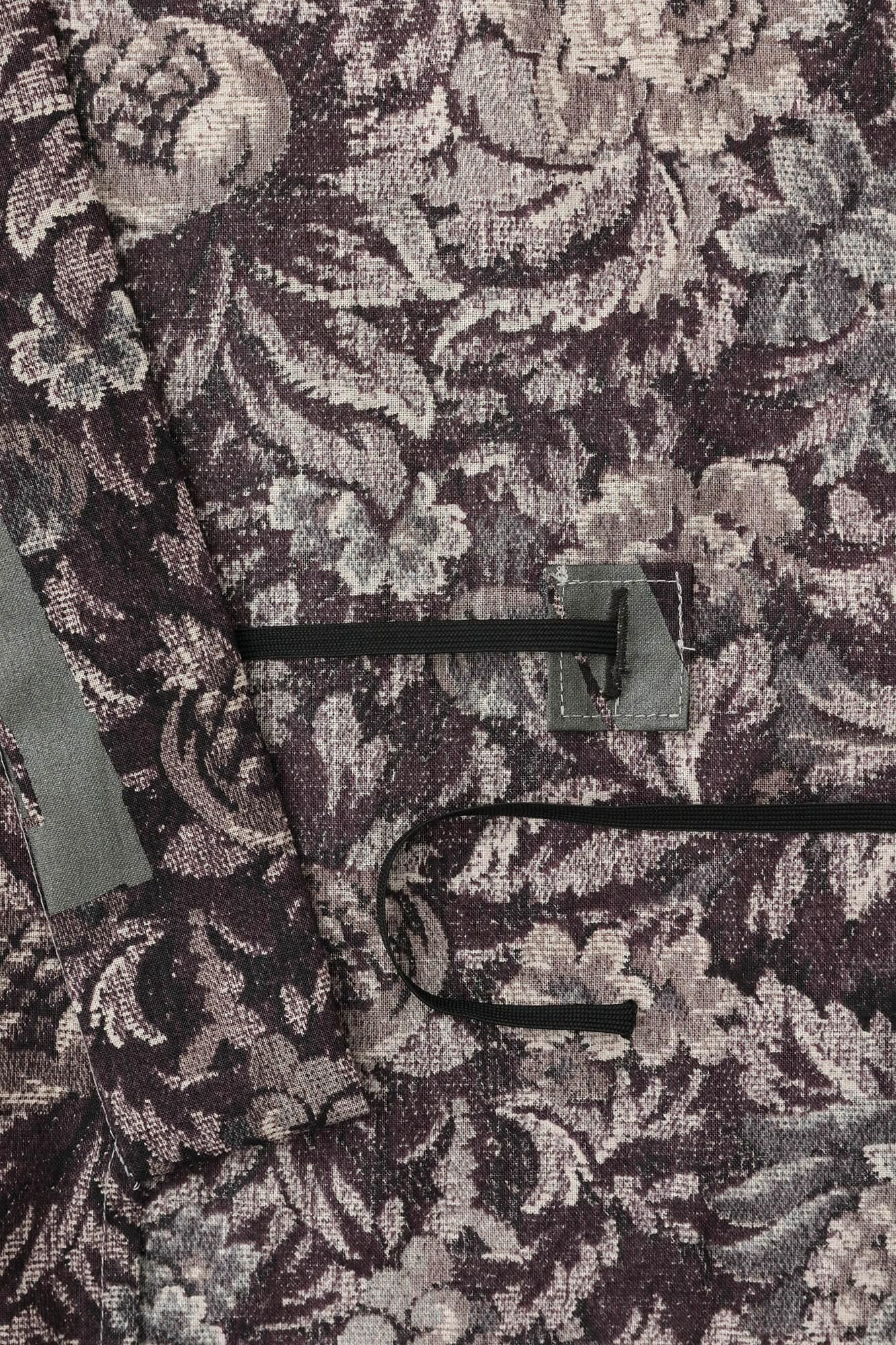 麻 帷子簡易和服(katabira)/唐花和山十八番