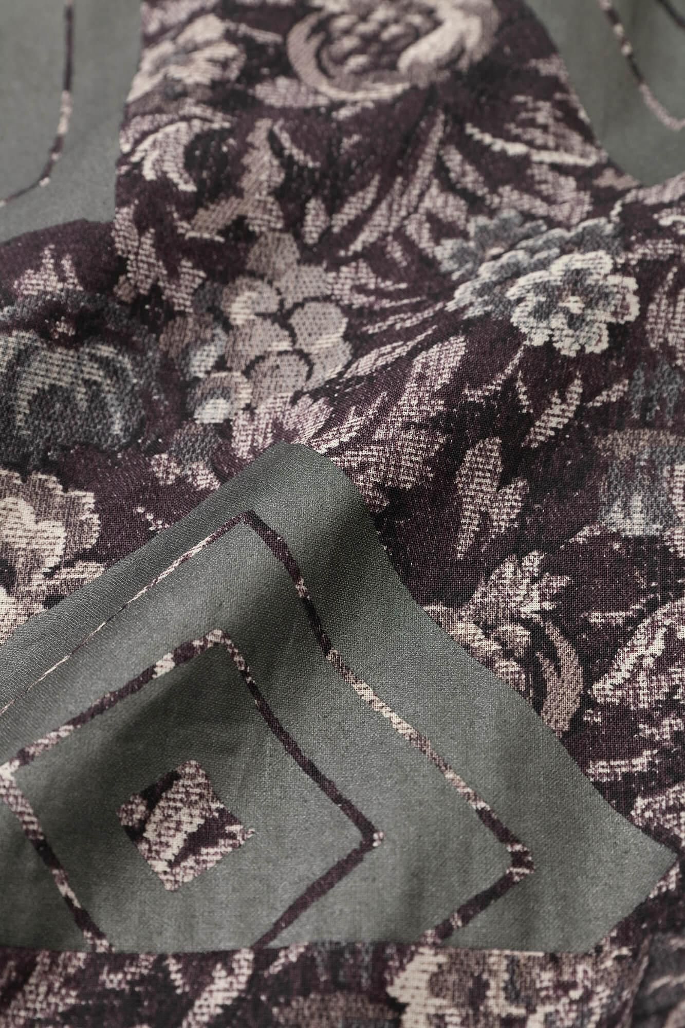 麻 帷子簡易和服(katabira)/唐花和山十八番