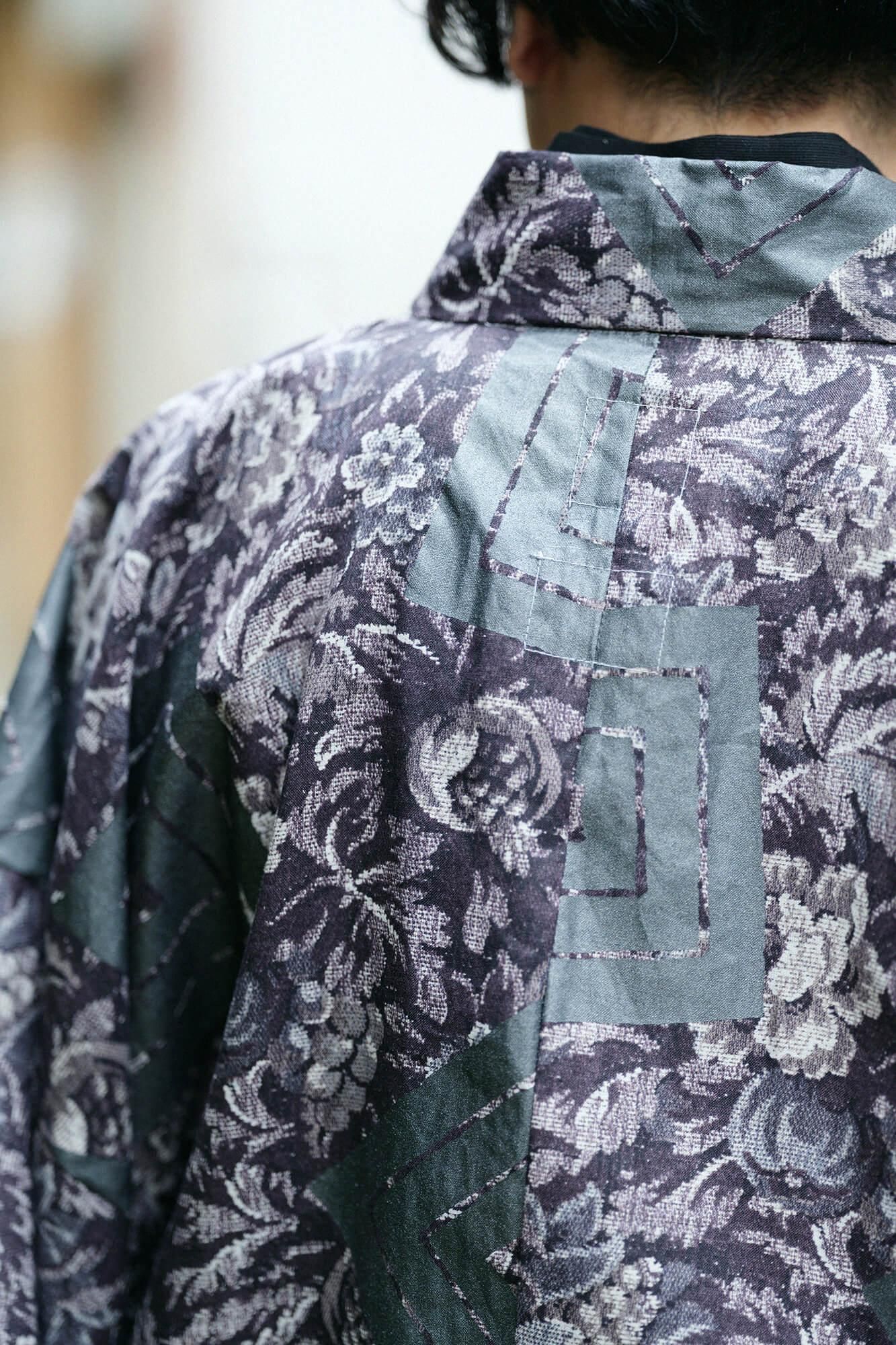 麻 帷子簡易和服(katabira)/唐花和山十八番