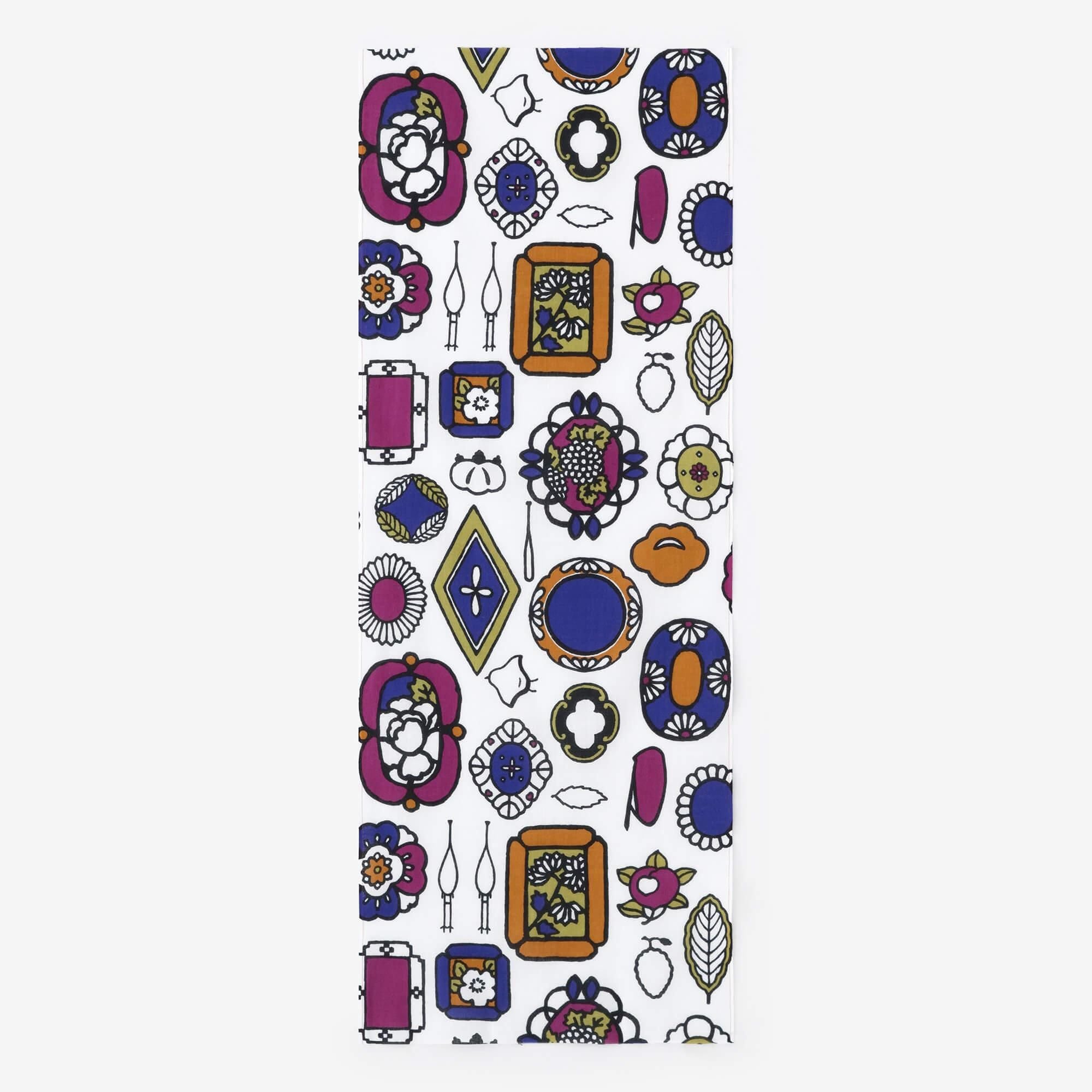 伊勢木綿 textile手ぬぐい/引手(ひきて)