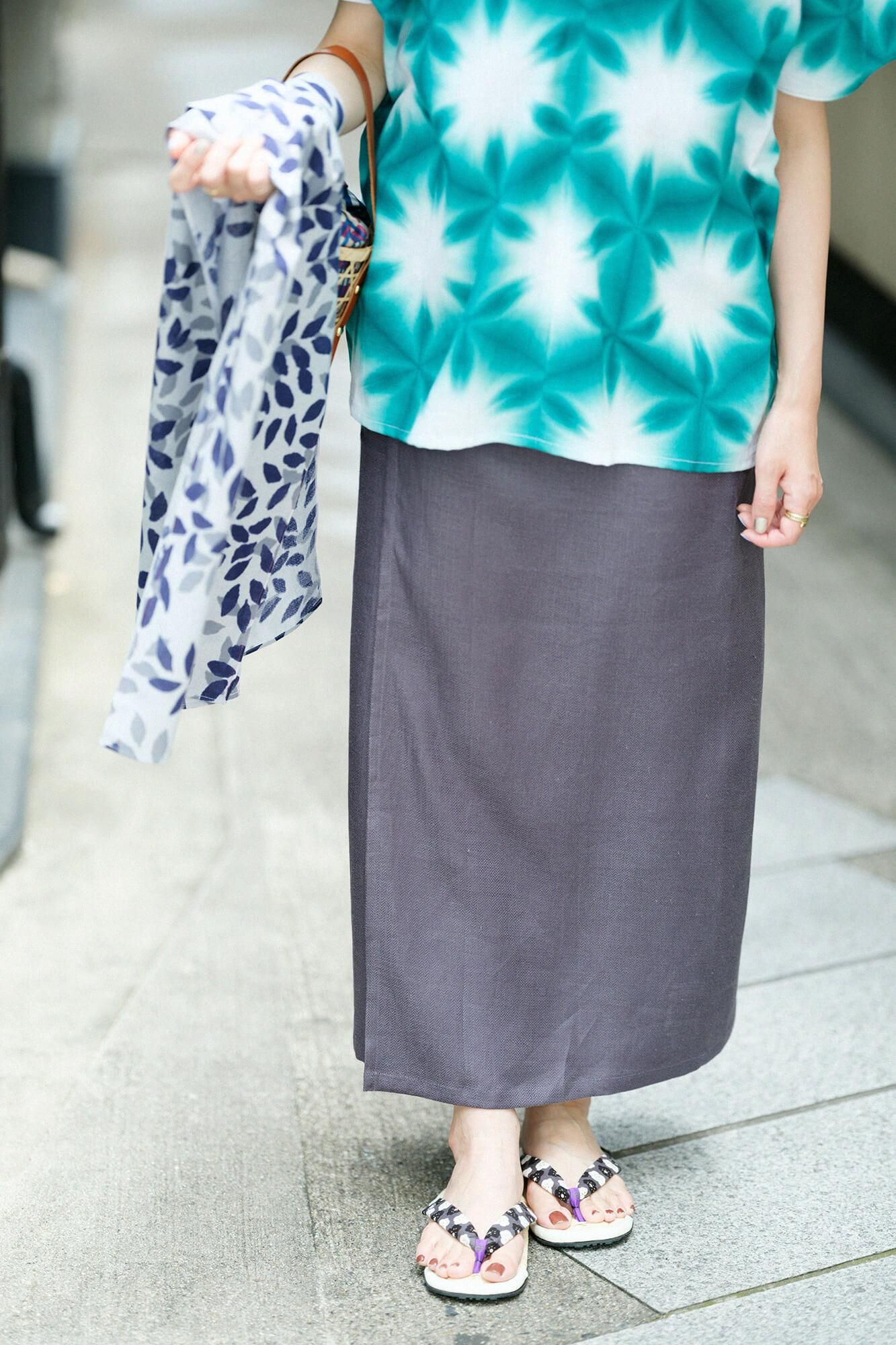 草履あさぶら 茶竹/ほほえみ