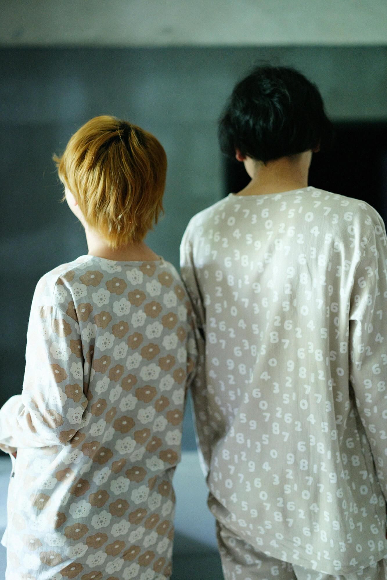 Takashima Plain Weave Textile Pajama / Smile