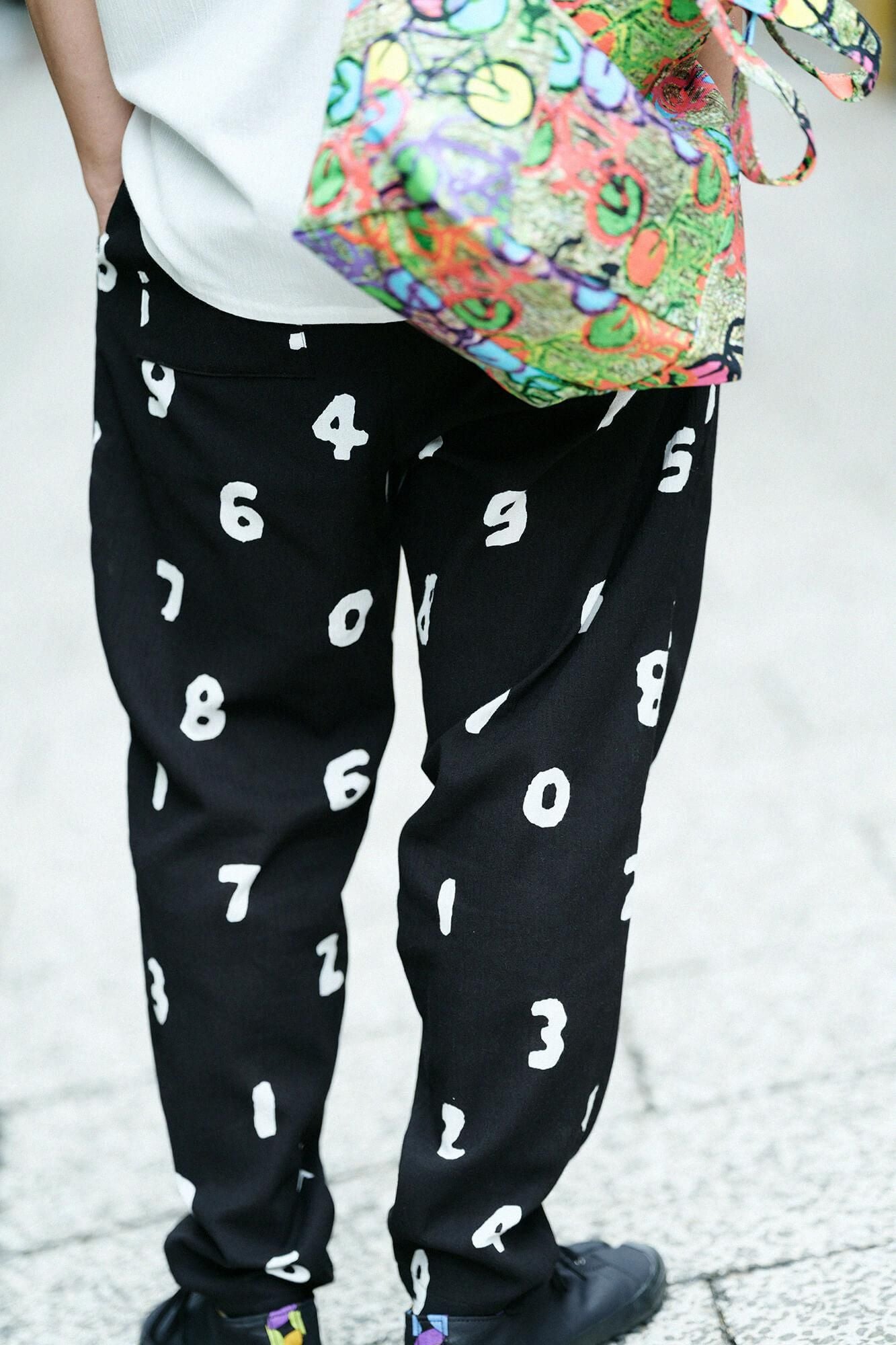 【官網限定】高島縮棉 20/20休閒窄管長褲/ SO-SU-U十數黑色