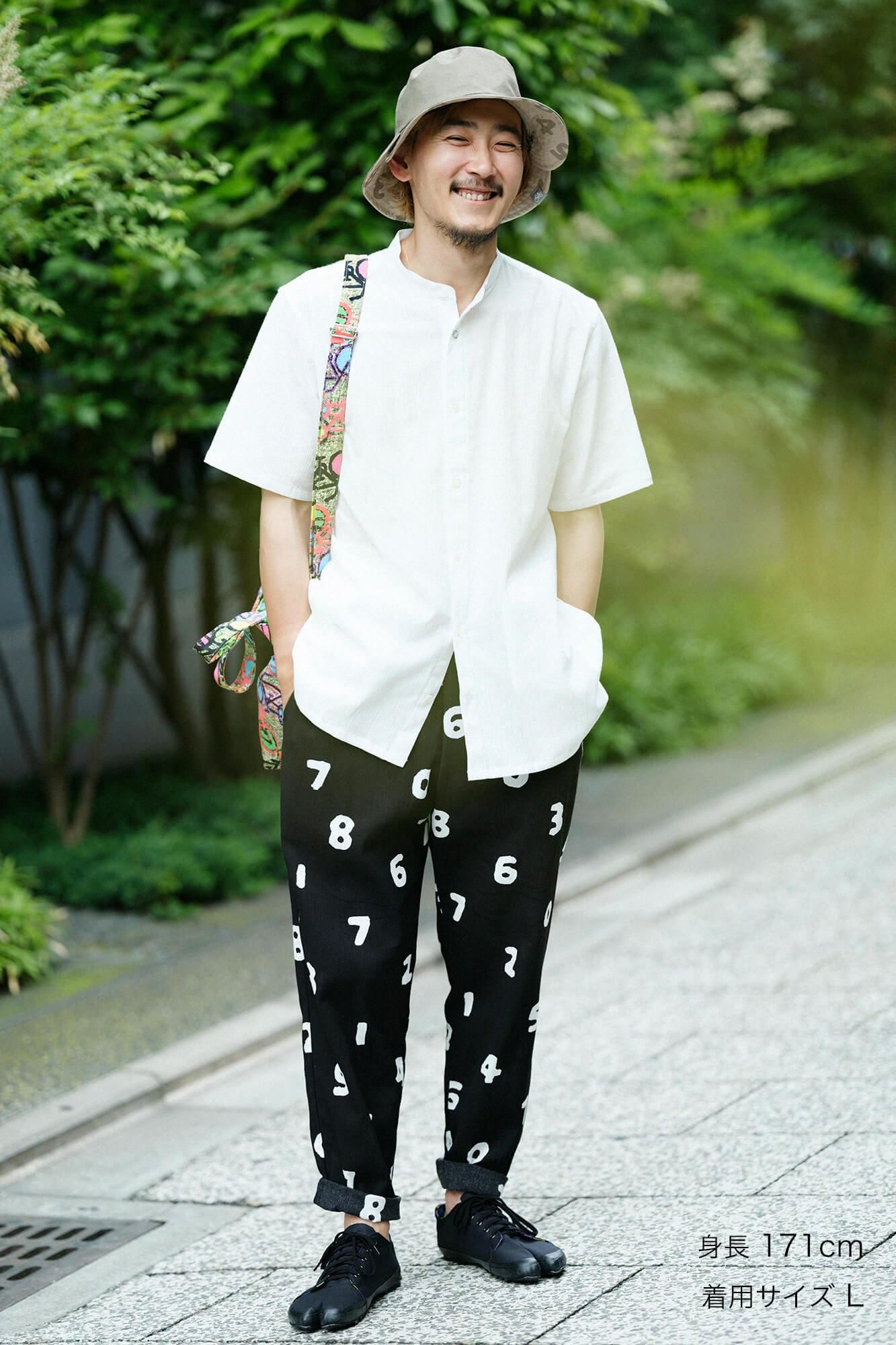 【官網限定】高島縮棉 20/20休閒窄管長褲/ SO-SU-U十數黑色