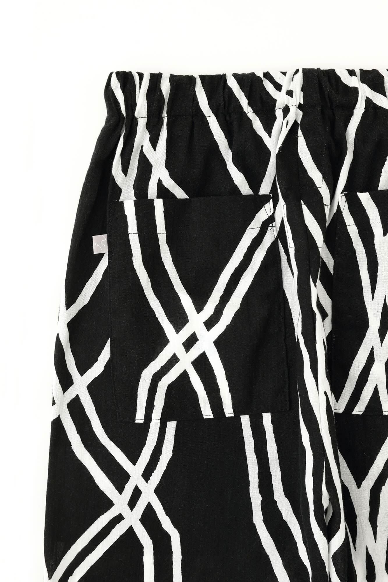 高島縮棉 20/20休閒窄管長褲/糾纏