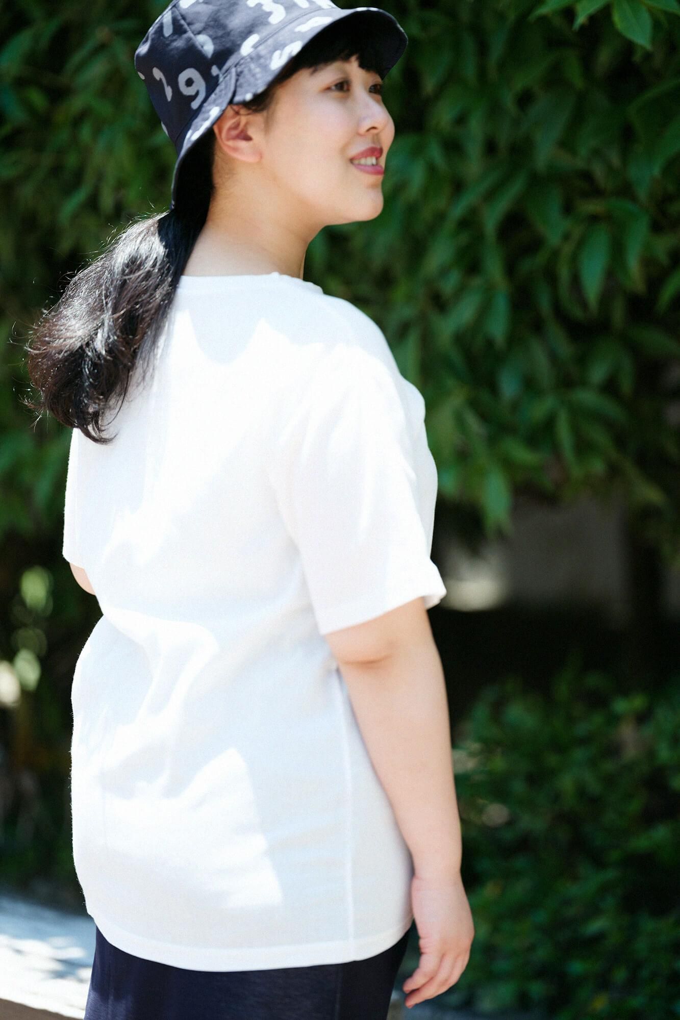 高島縮 40/40 半袖ポケットTシャツ/つくも×SO-SU-U昆