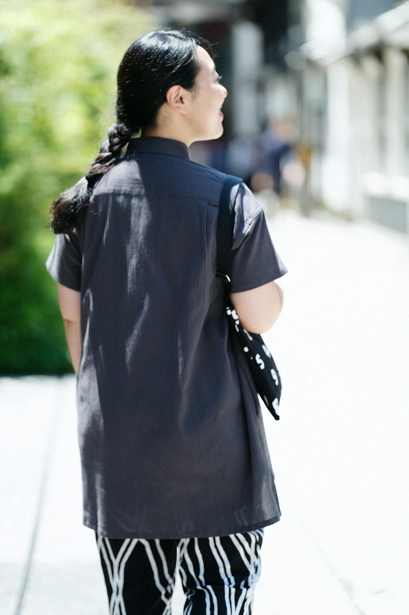 Takashima Chiku 20/20 Grand tunique à manches courtes à manches courtes / Haute plomb (Kinamari)