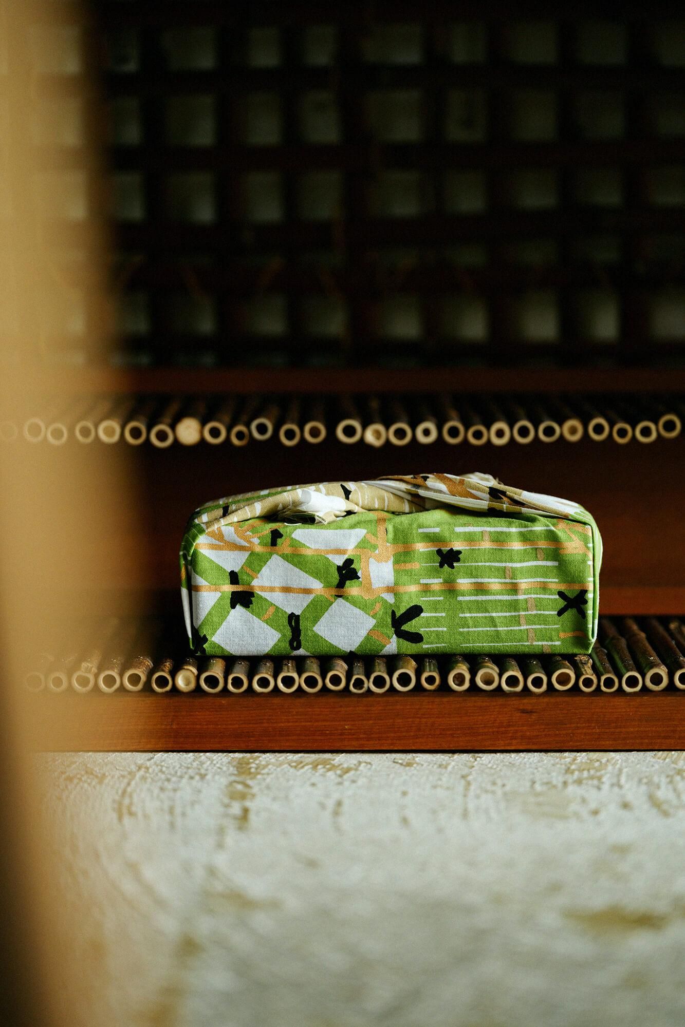 伊势棉纺织布手巾/竹垣