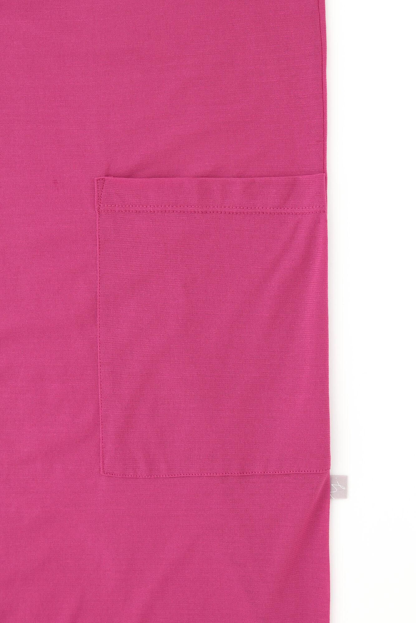 CSS Cotton Long Cardigan / Dark Pink