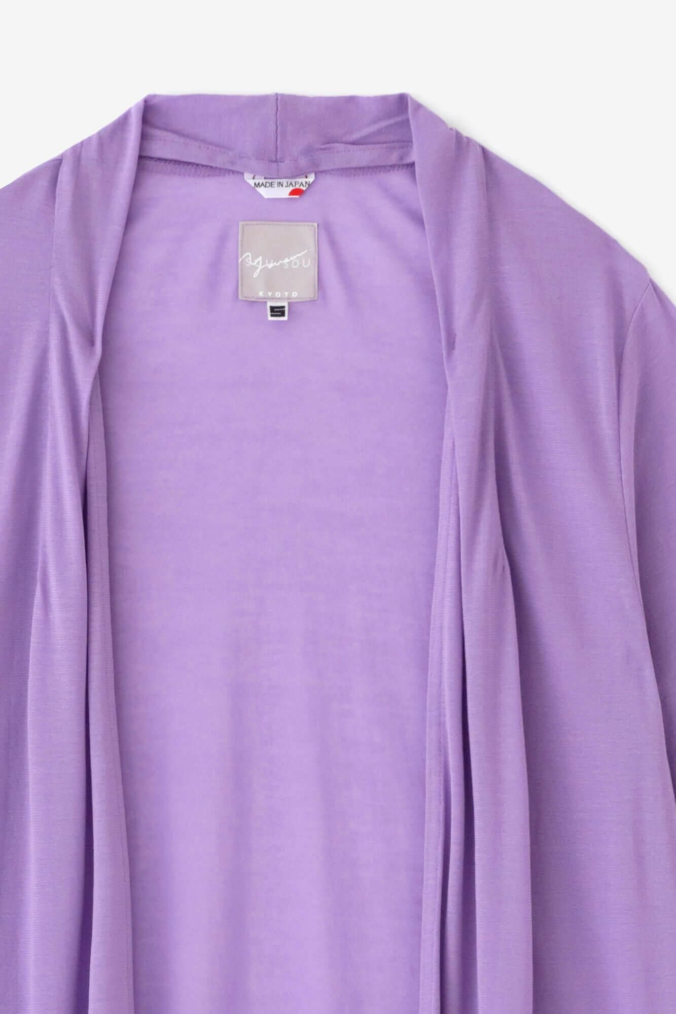 CSS棉花长开衫/淡紫色颜色